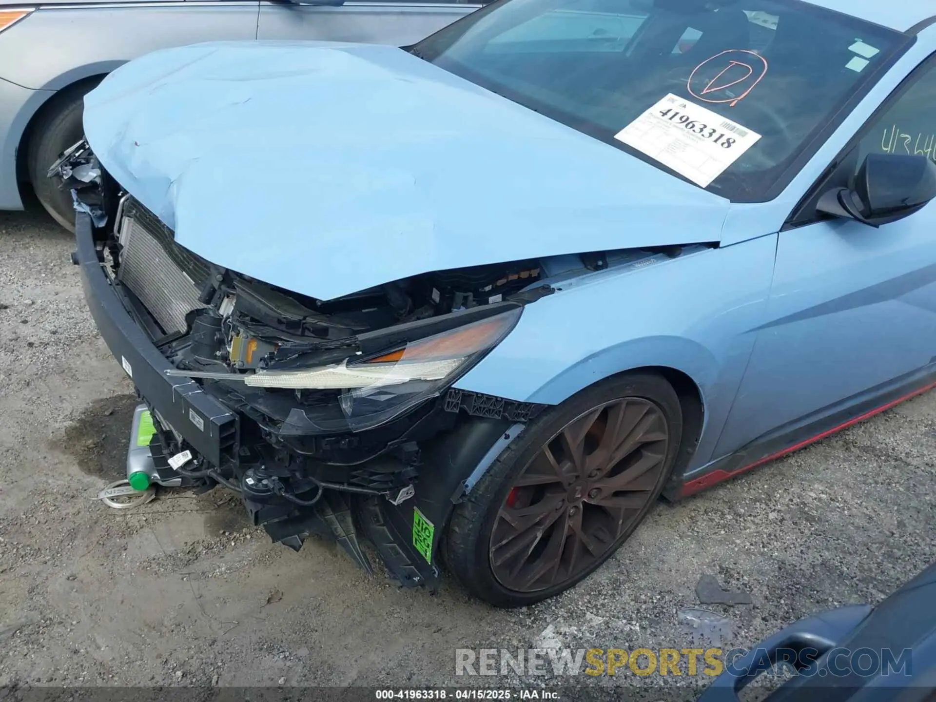 16 fotografías del automóvil dañado KMHLW4AK6PU015054 HYUNDAI ELANTRA N 2023