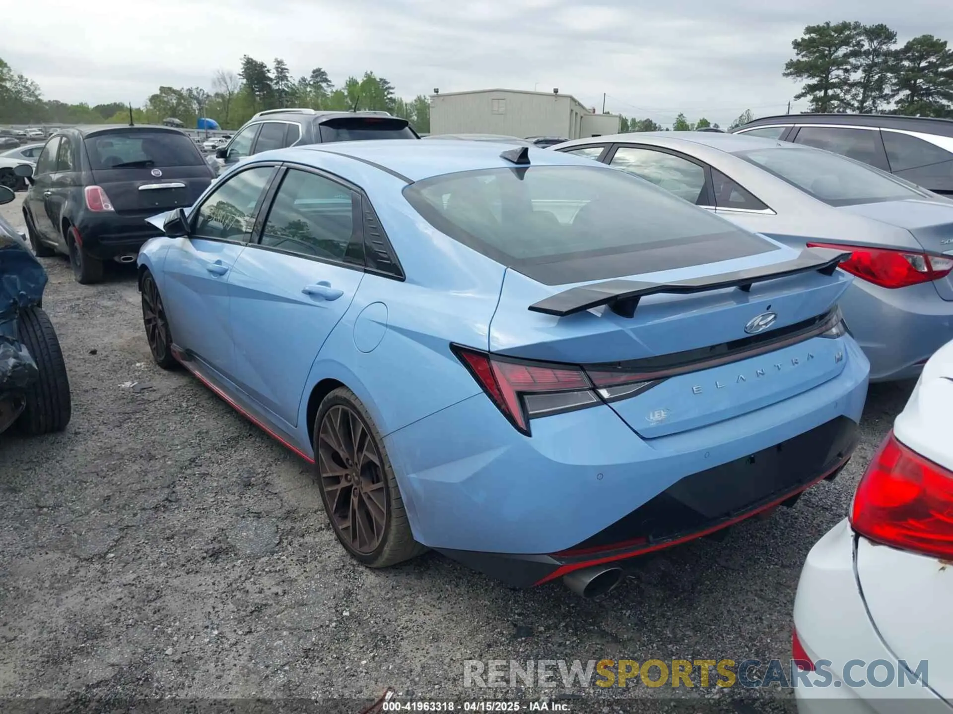 3 fotografías del automóvil dañado KMHLW4AK6PU015054 HYUNDAI ELANTRA N 2023