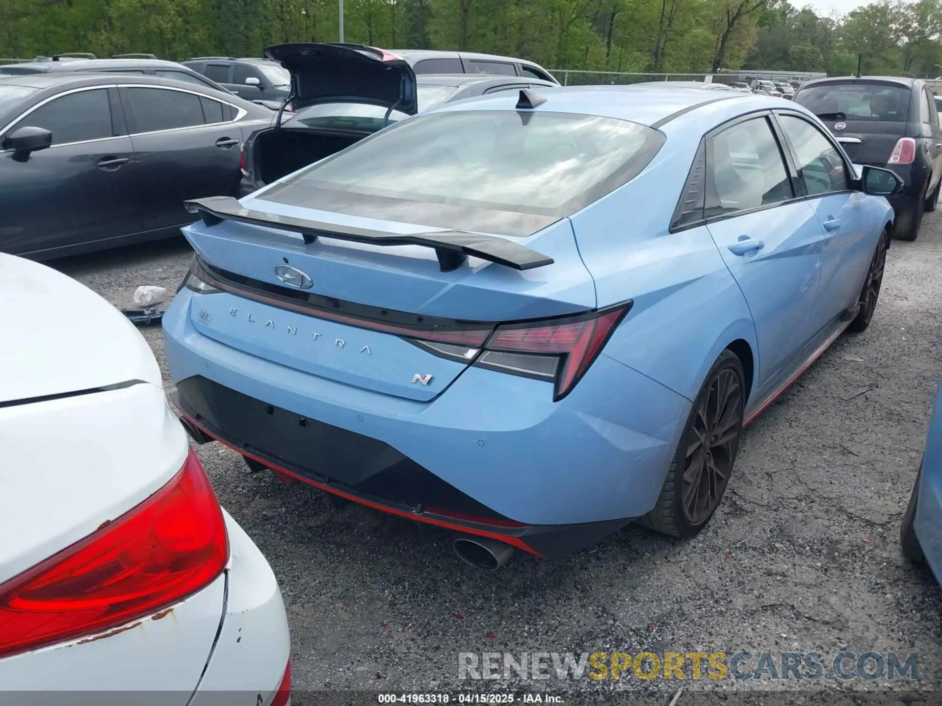 4 fotografías del automóvil dañado KMHLW4AK6PU015054 HYUNDAI ELANTRA N 2023