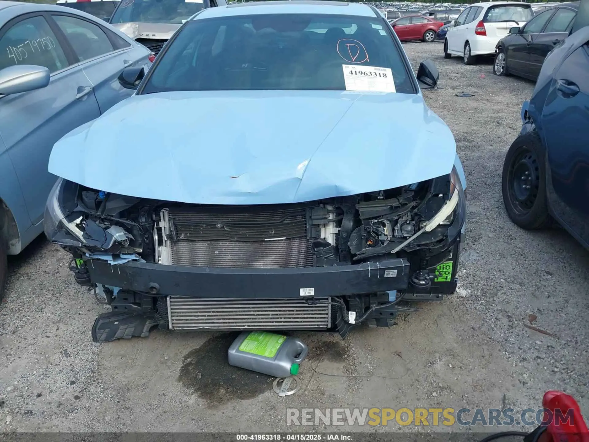 6 fotografías del automóvil dañado KMHLW4AK6PU015054 HYUNDAI ELANTRA N 2023