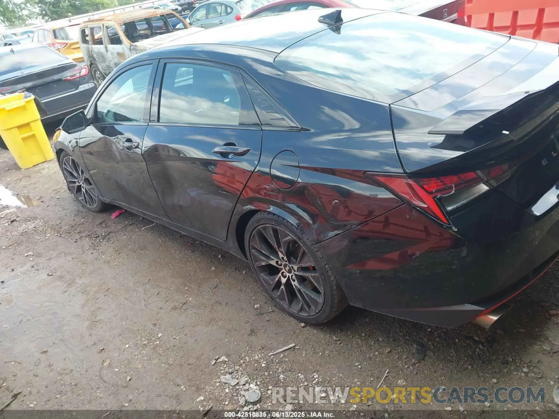 3 fotografías del automóvil dañado KMHLW4AK8PU013564 HYUNDAI ELANTRA N 2023