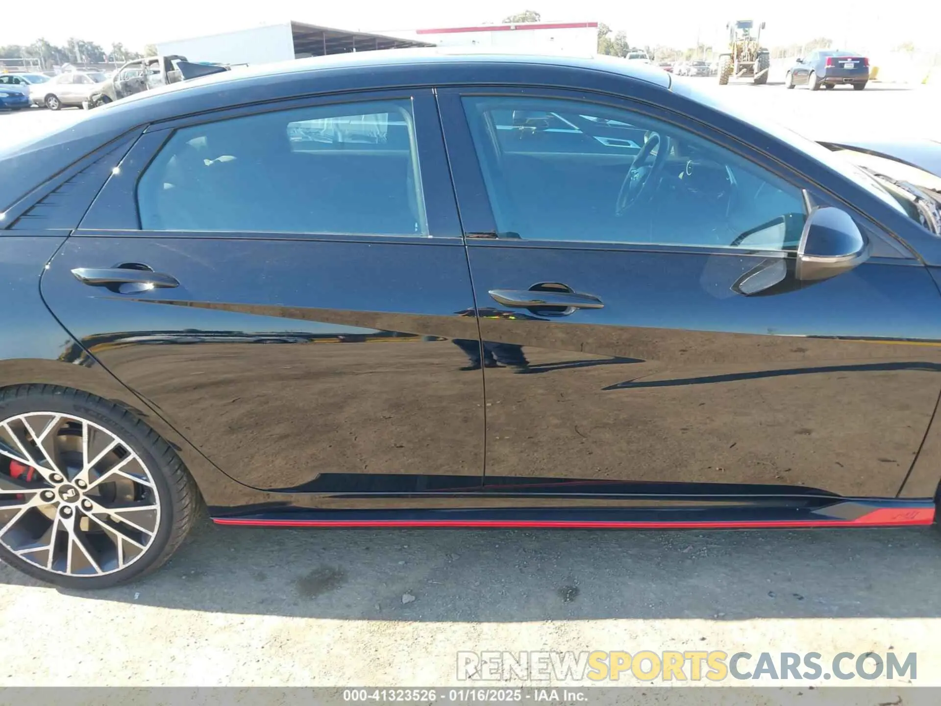 14 fotografías del automóvil dañado KMHLW4AK8PU018635 HYUNDAI ELANTRA N 2023