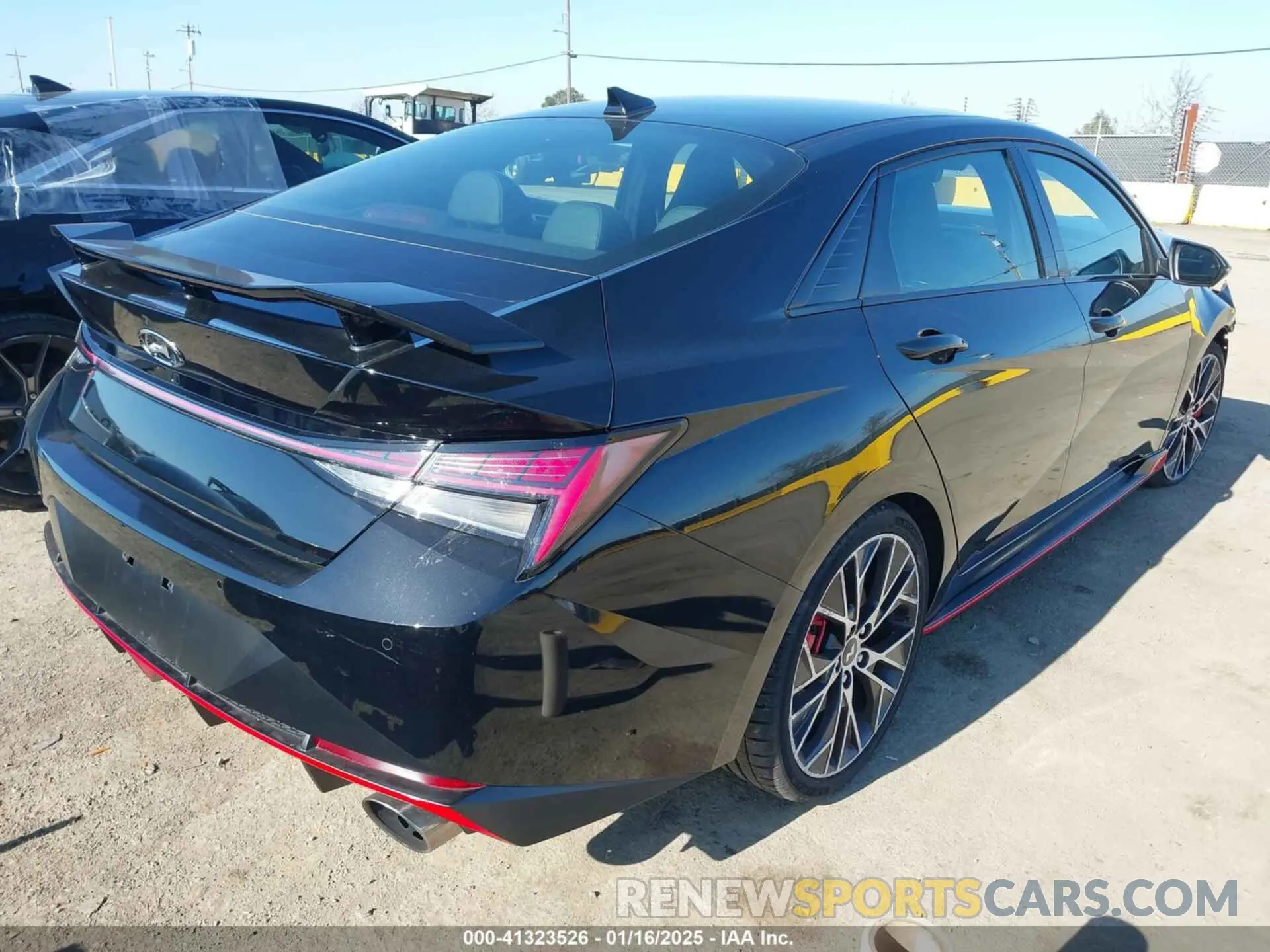 4 fotografías del automóvil dañado KMHLW4AK8PU018635 HYUNDAI ELANTRA N 2023
