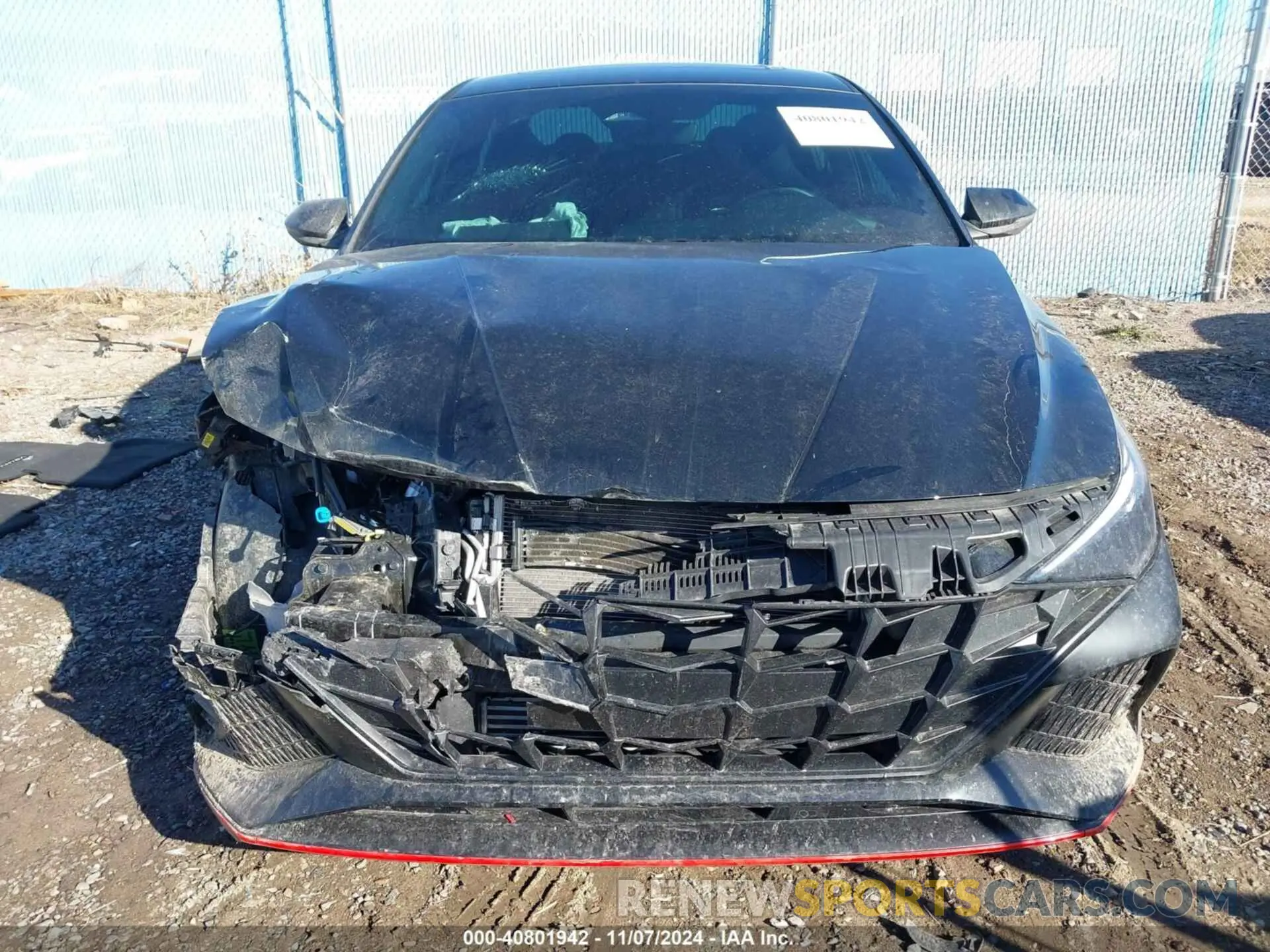 13 fotografías del automóvil dañado KMHLW4AKXPU016434 HYUNDAI ELANTRA N 2023