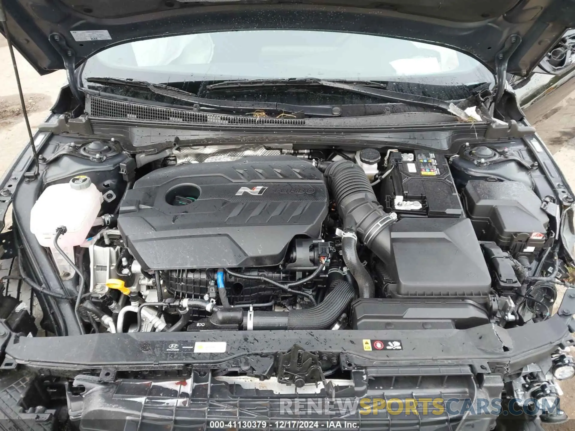 10 fotografías del automóvil dañado KMHLW4AKXPU019141 HYUNDAI ELANTRA N 2023