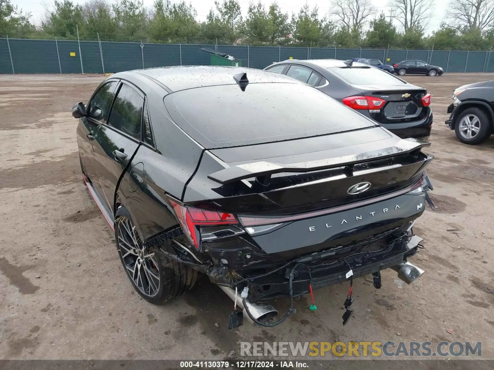 3 fotografías del automóvil dañado KMHLW4AKXPU019141 HYUNDAI ELANTRA N 2023