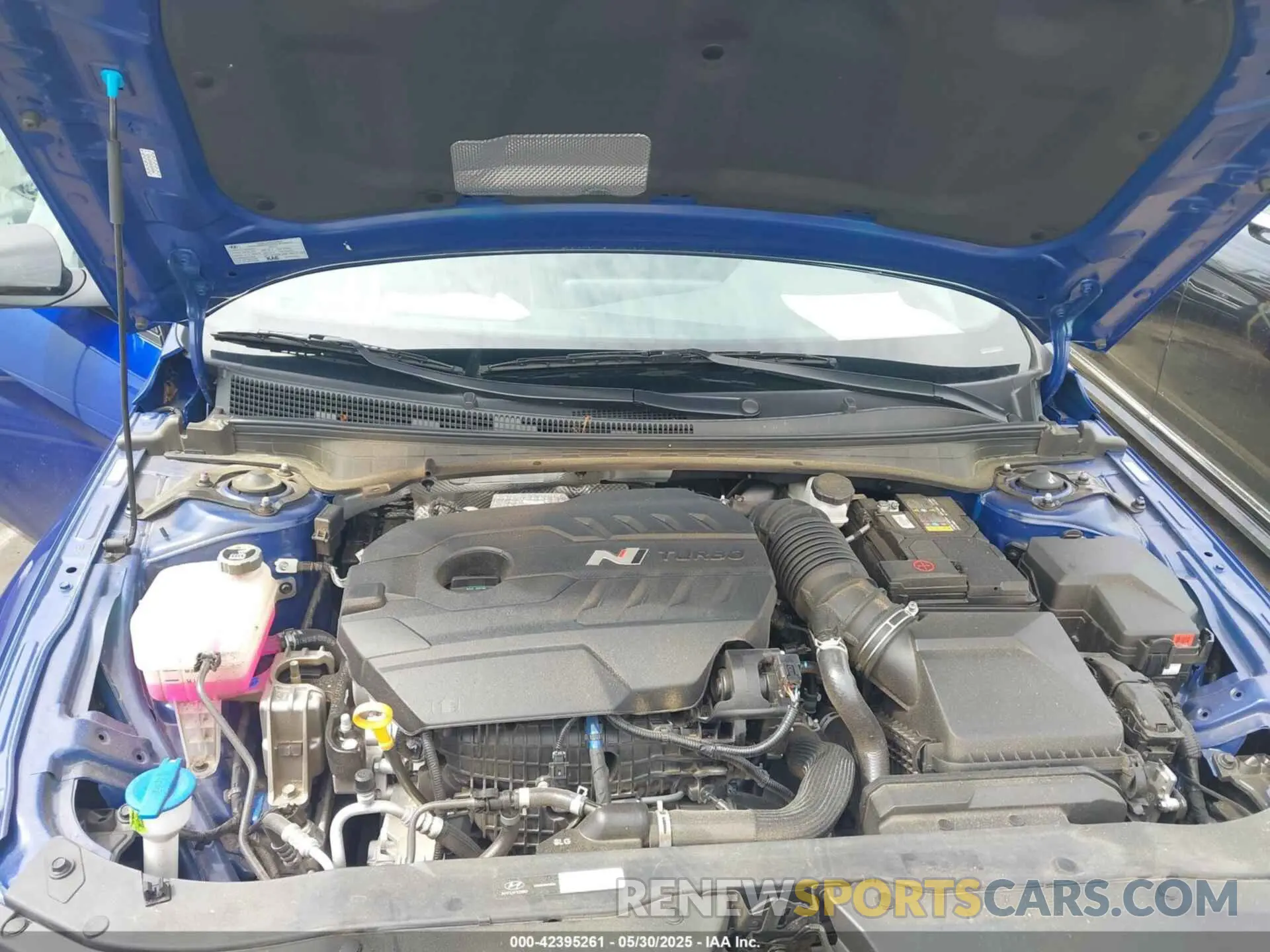10 fotografías del automóvil dañado KMHLW4DK0RU020006 HYUNDAI ELANTRA N 2024