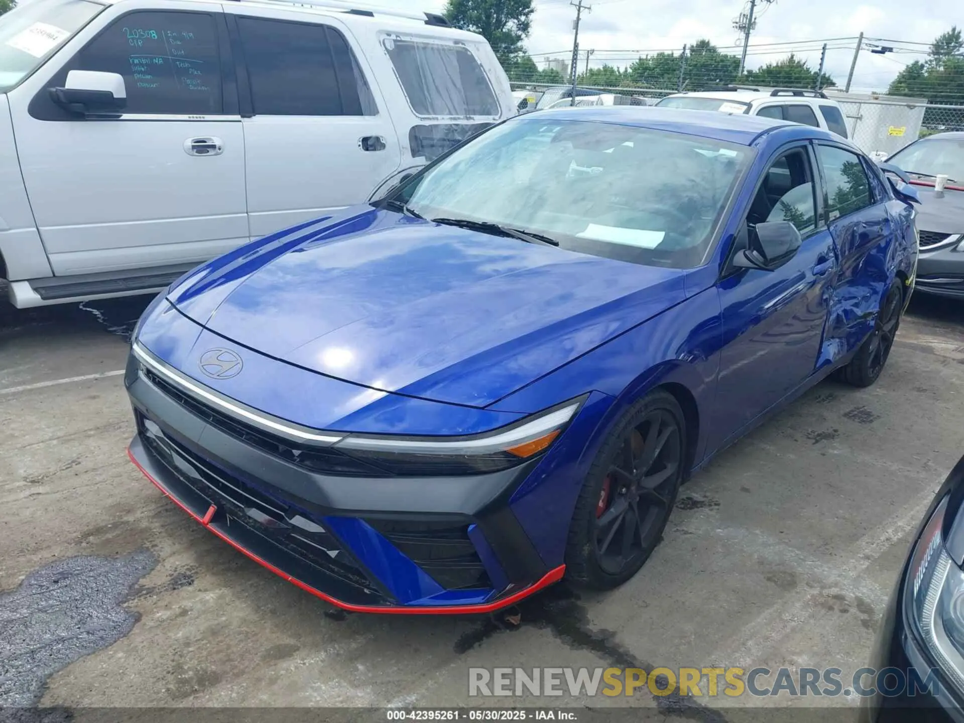 2 fotografías del automóvil dañado KMHLW4DK0RU020006 HYUNDAI ELANTRA N 2024