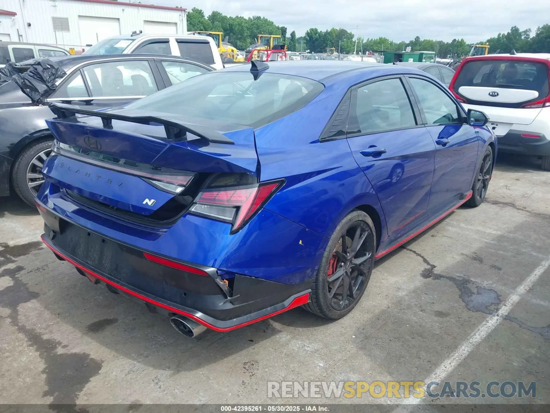 4 fotografías del automóvil dañado KMHLW4DK0RU020006 HYUNDAI ELANTRA N 2024