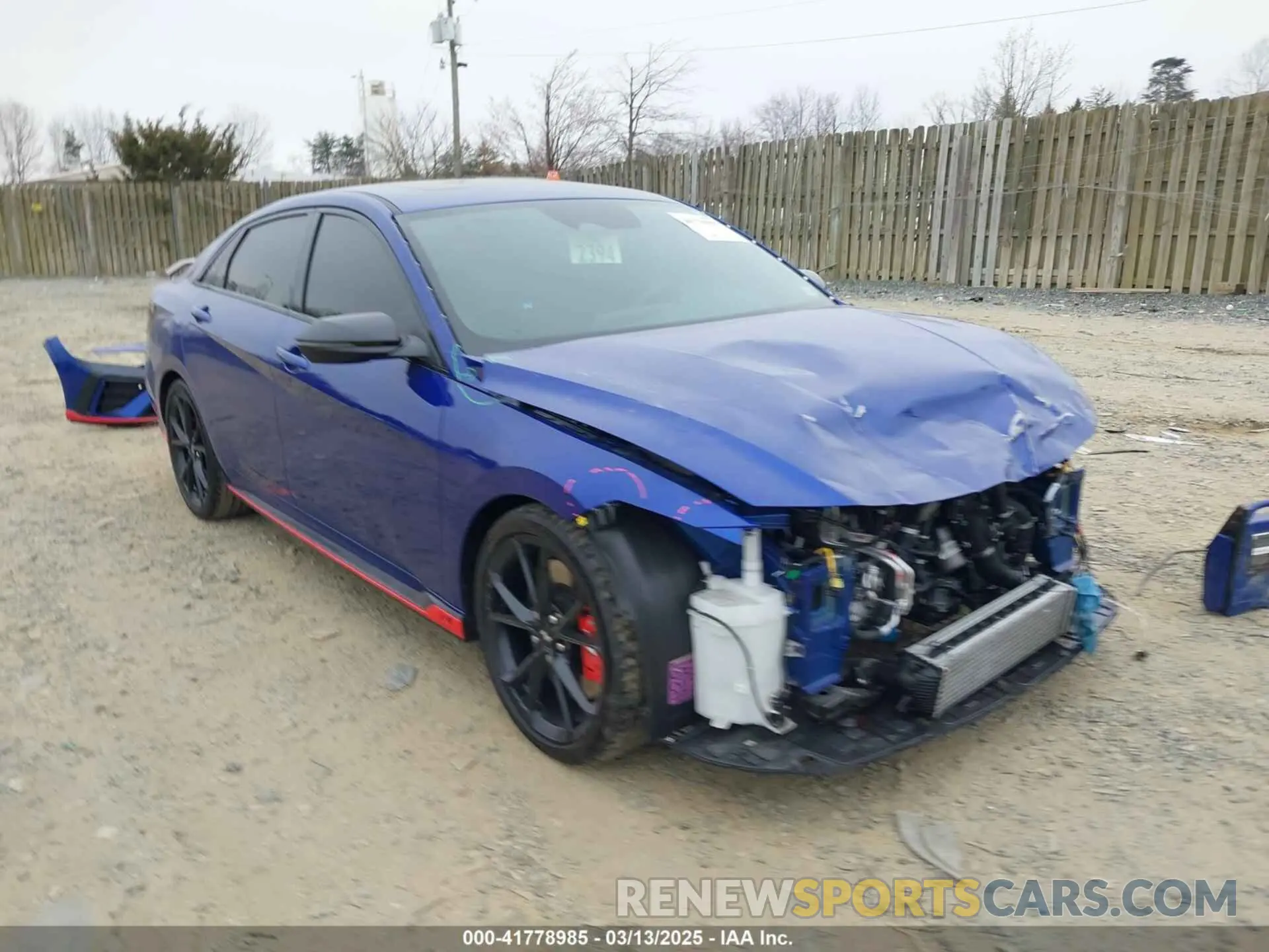 1 fotografías del automóvil dañado KMHLW4DK1RU022685 HYUNDAI ELANTRA N 2024