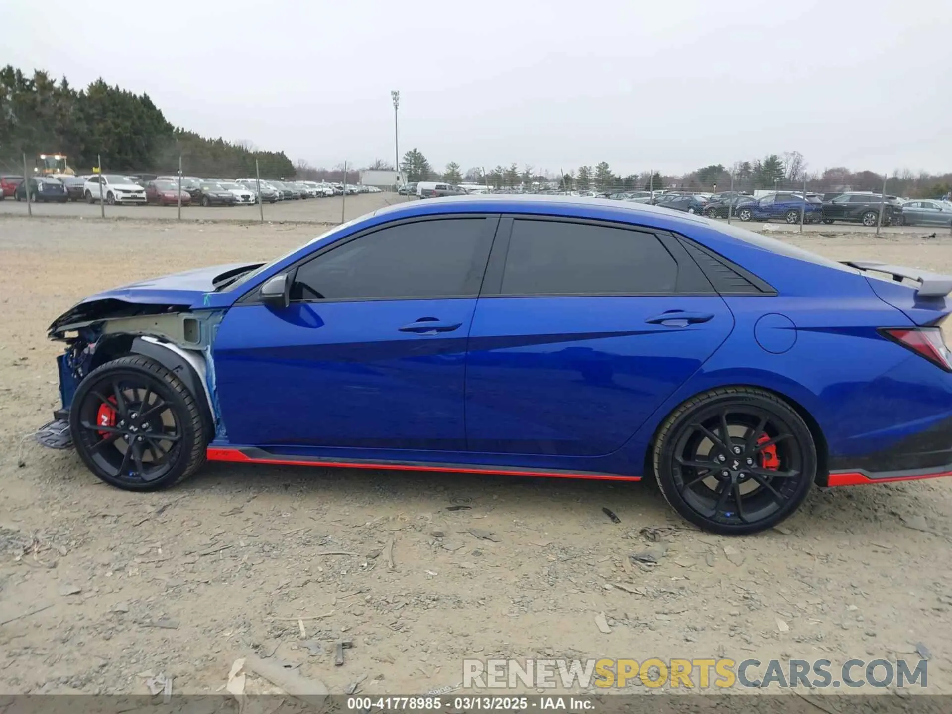 15 fotografías del automóvil dañado KMHLW4DK1RU022685 HYUNDAI ELANTRA N 2024