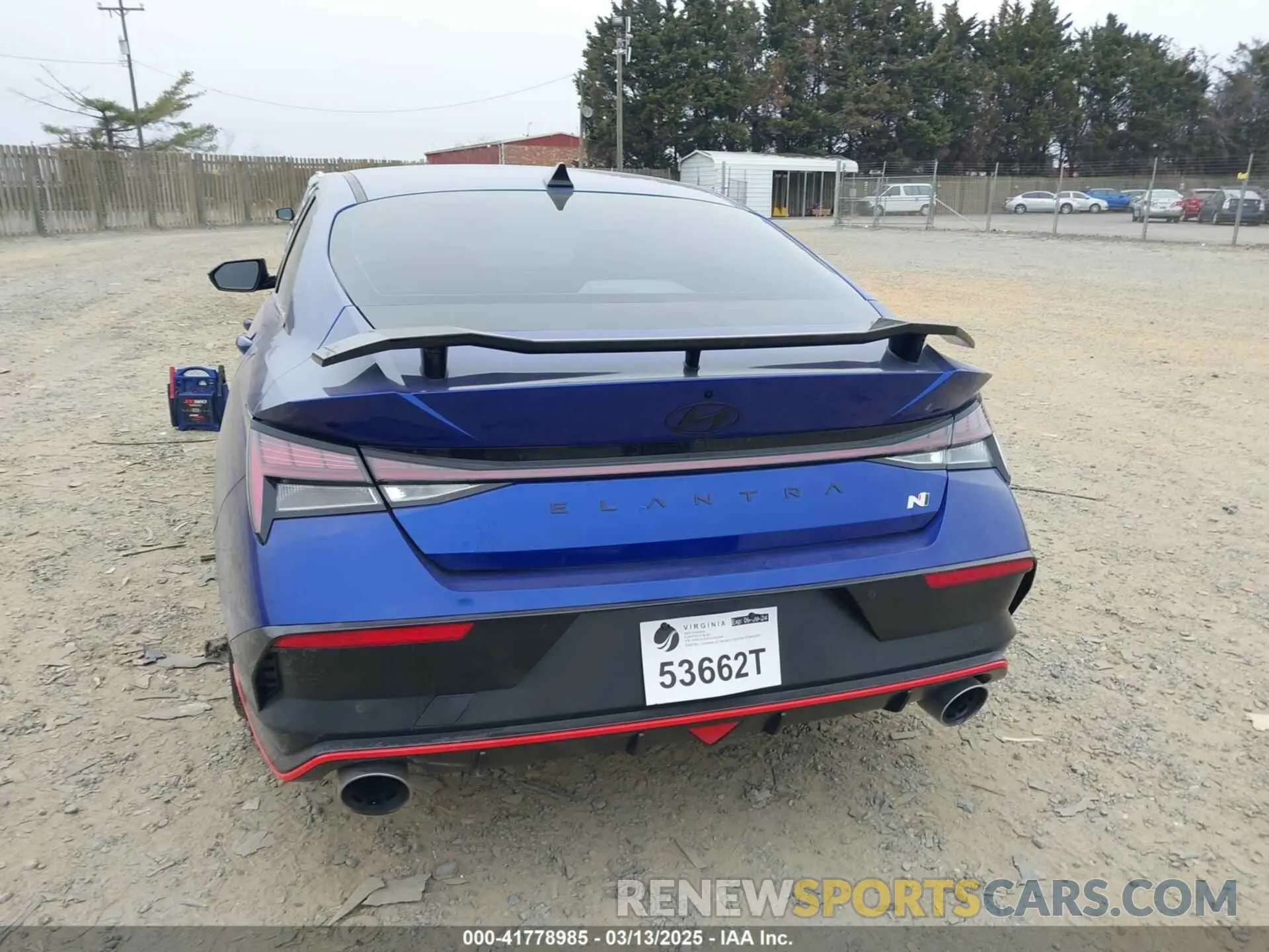 17 fotografías del automóvil dañado KMHLW4DK1RU022685 HYUNDAI ELANTRA N 2024