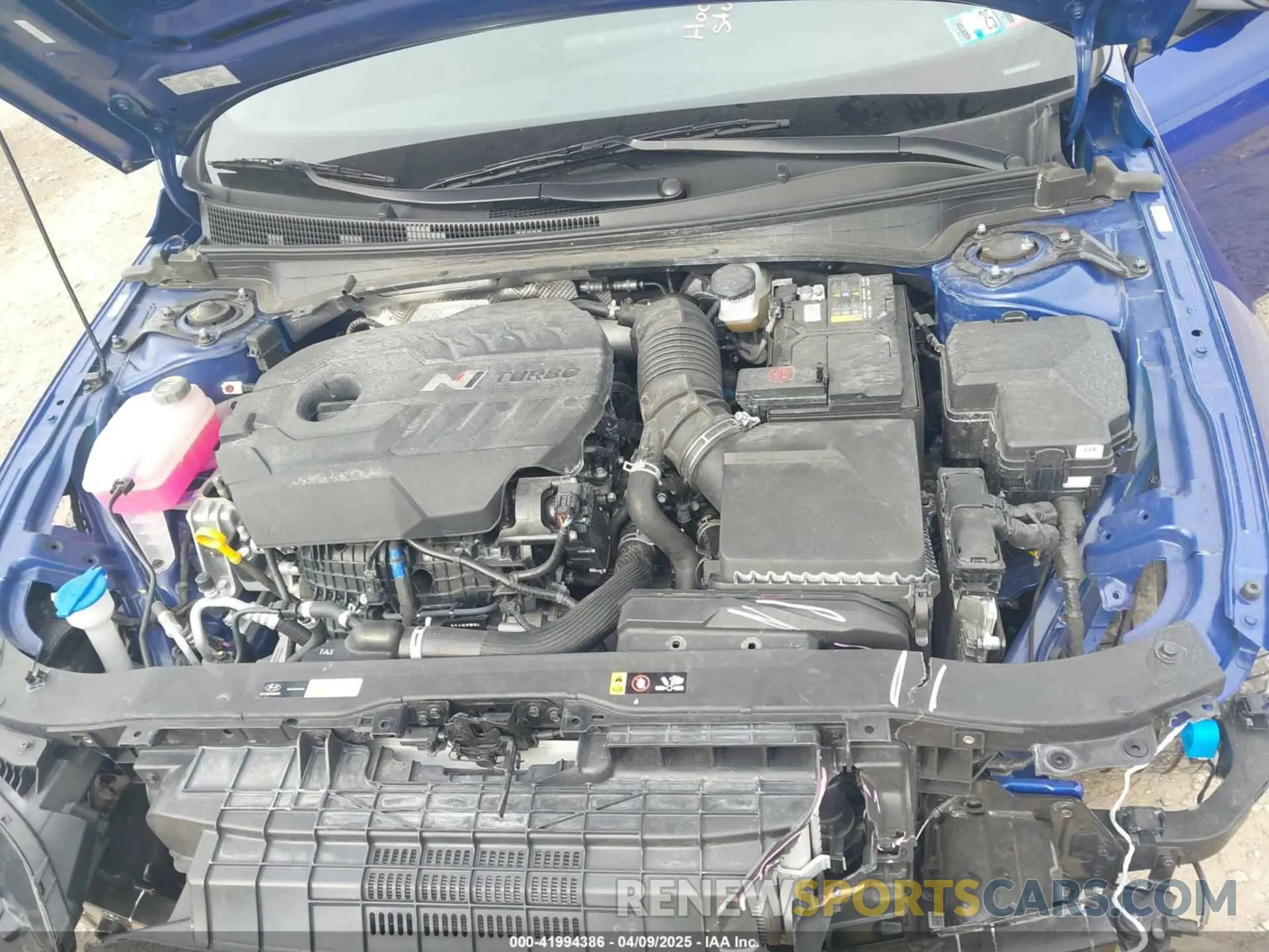 10 fotografías del automóvil dañado KMHLW4DK4RU020252 HYUNDAI ELANTRA N 2024