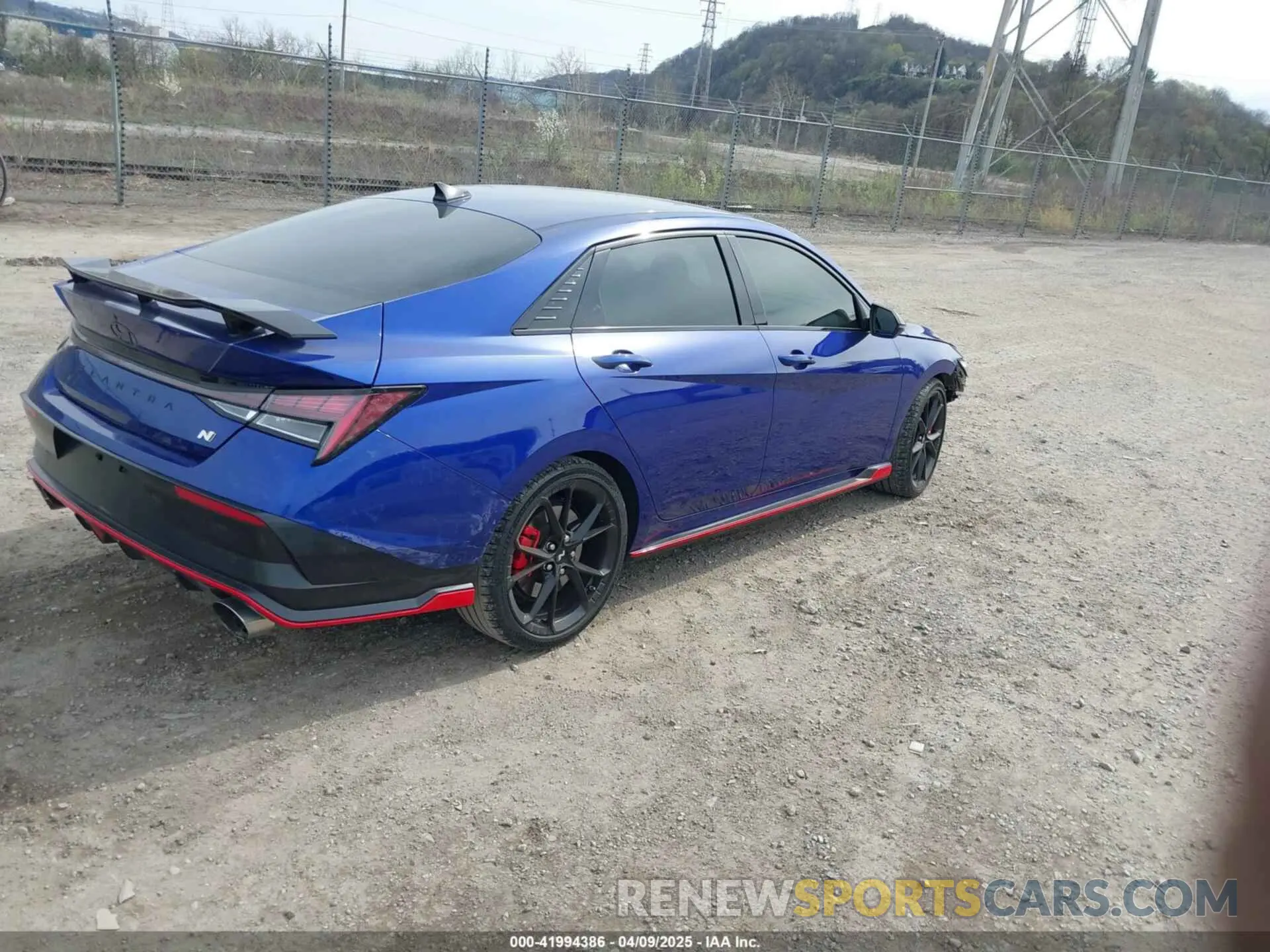 4 fotografías del automóvil dañado KMHLW4DK4RU020252 HYUNDAI ELANTRA N 2024