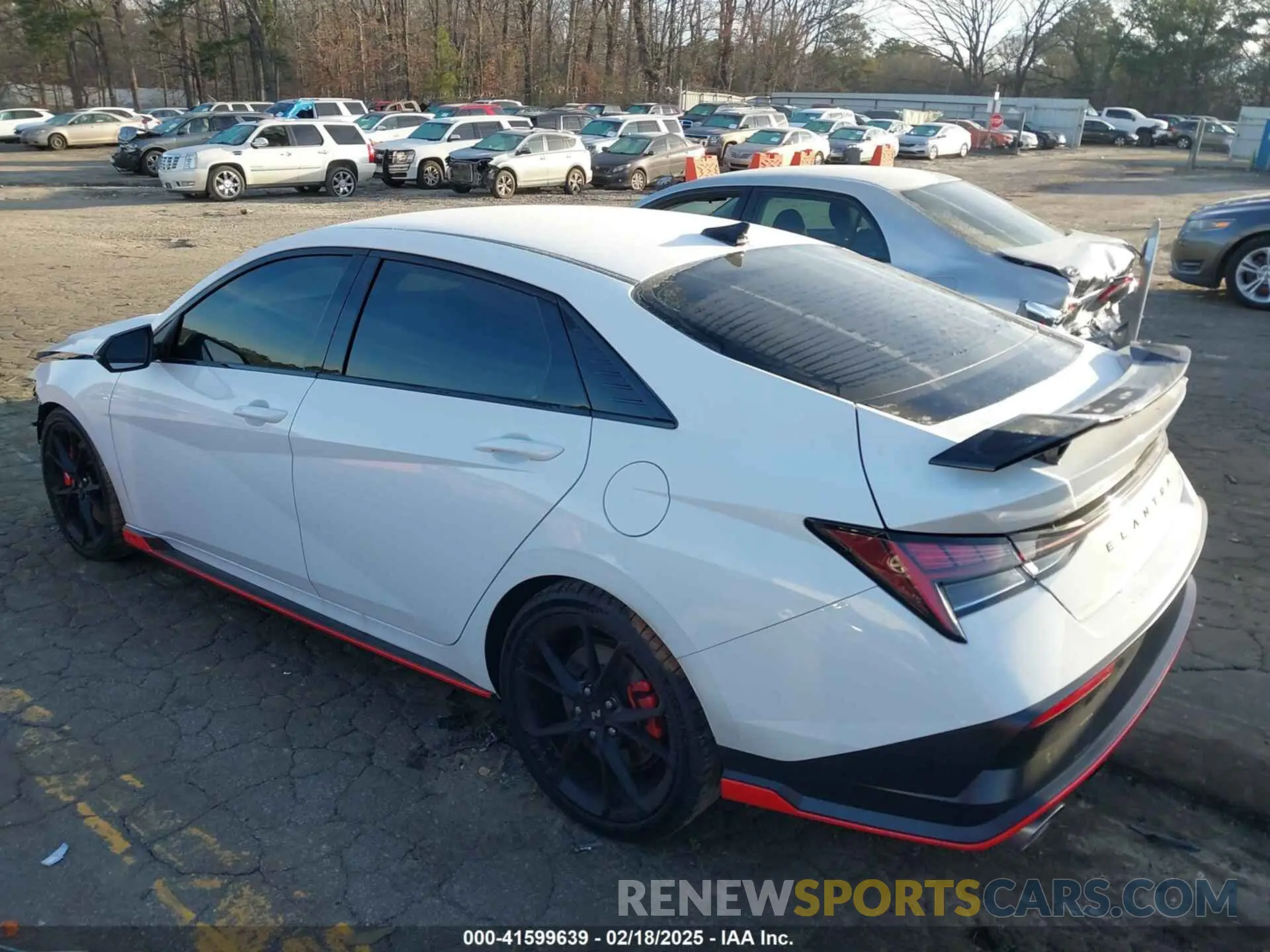 15 fotografías del automóvil dañado KMHLW4DK4RU022468 HYUNDAI ELANTRA N 2024