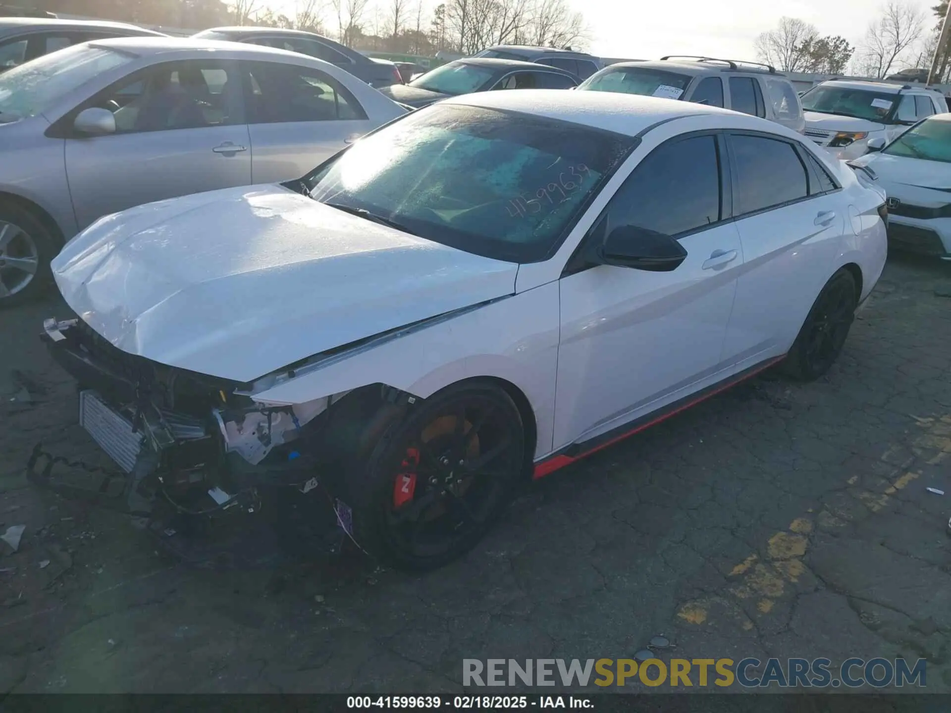 2 fotografías del automóvil dañado KMHLW4DK4RU022468 HYUNDAI ELANTRA N 2024