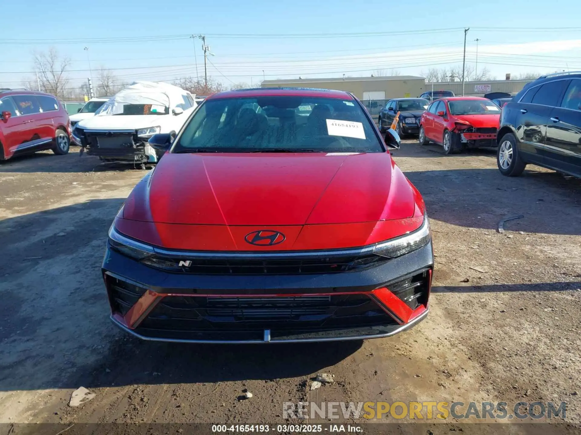 12 fotografías del automóvil dañado KMHLW4DK5RU022852 HYUNDAI ELANTRA N 2024