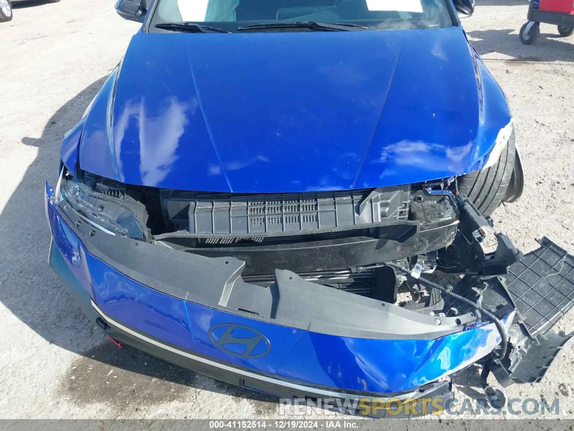 12 fotografías del automóvil dañado KMHLW4DK6RU019989 HYUNDAI ELANTRA N 2024