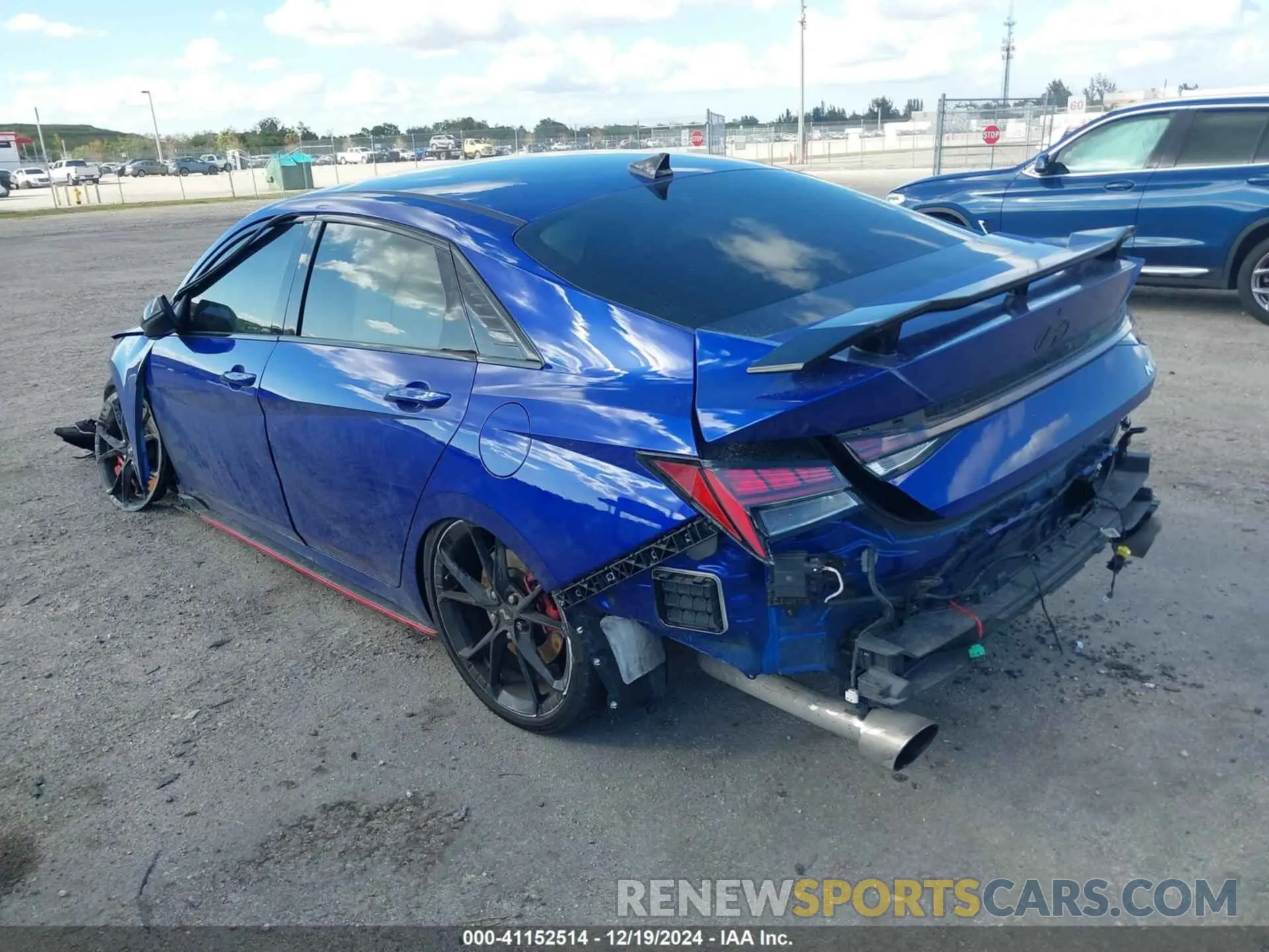 3 fotografías del automóvil dañado KMHLW4DK6RU019989 HYUNDAI ELANTRA N 2024