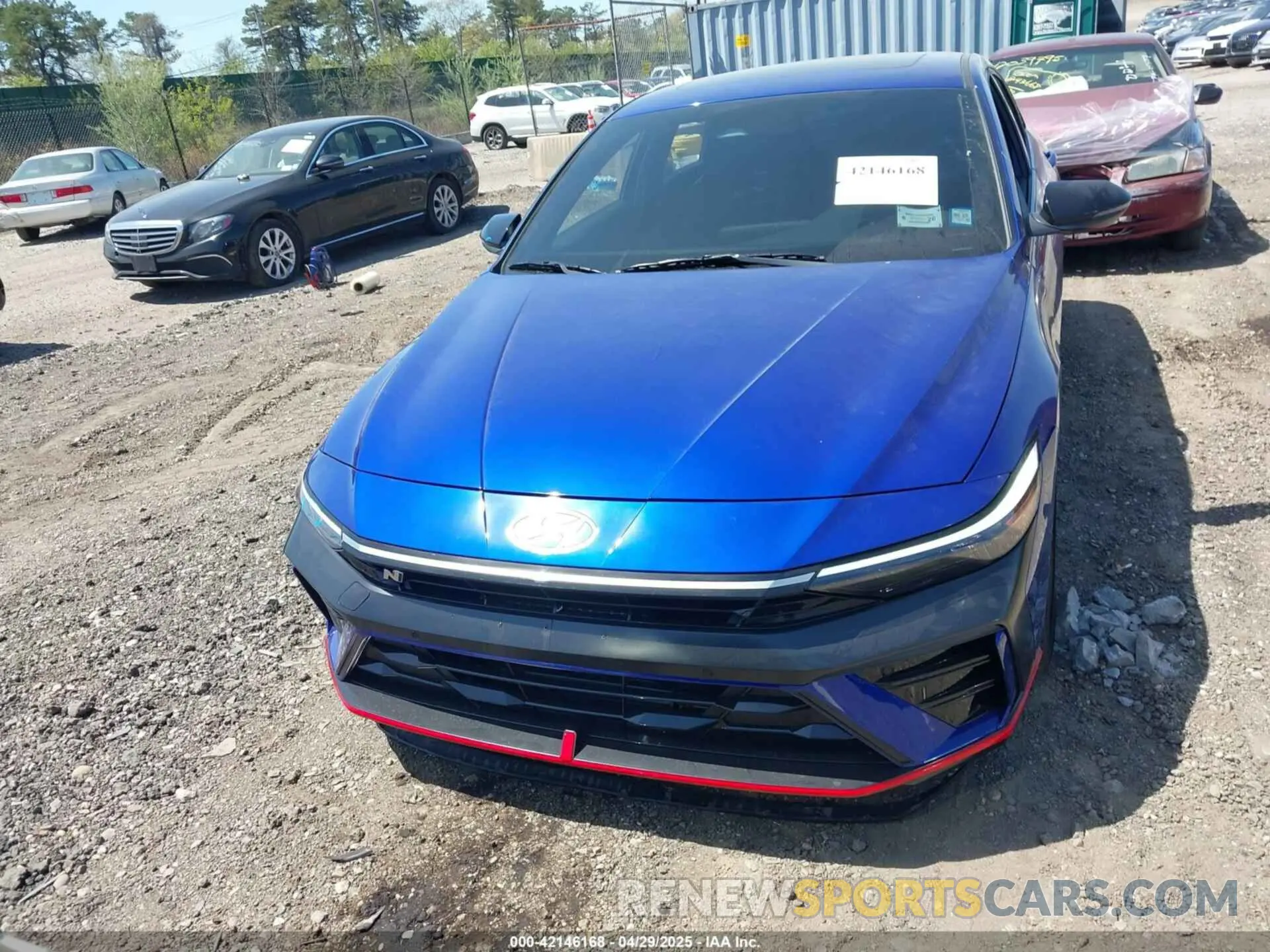 12 fotografías del automóvil dañado KMHLW4DK6RU021337 HYUNDAI ELANTRA N 2024