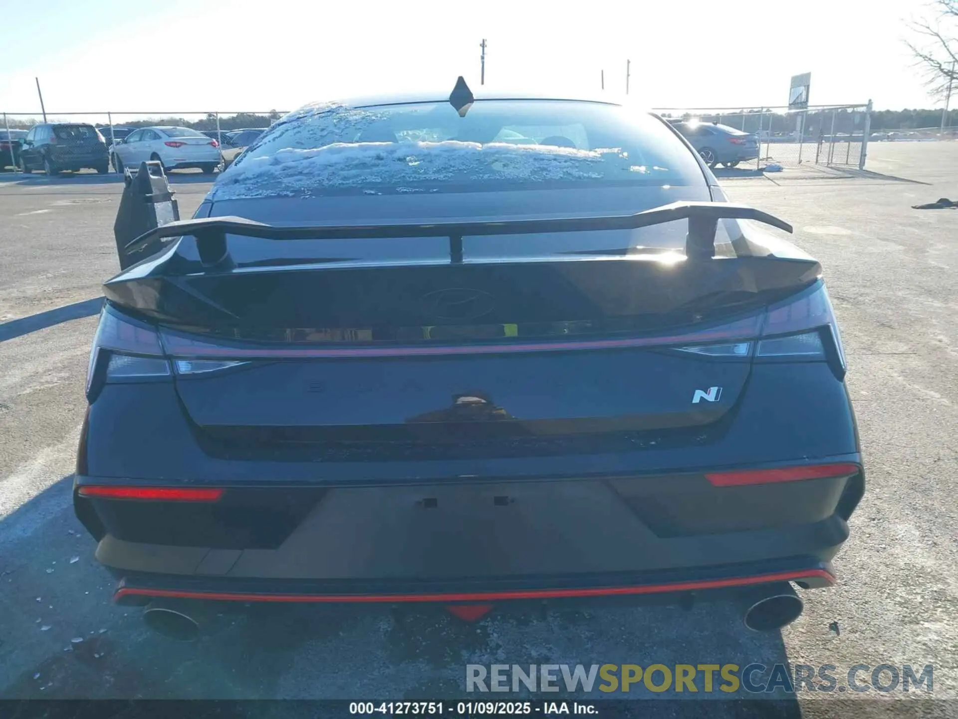16 fotografías del automóvil dañado KMHLW4DK9RU022725 HYUNDAI ELANTRA N 2024