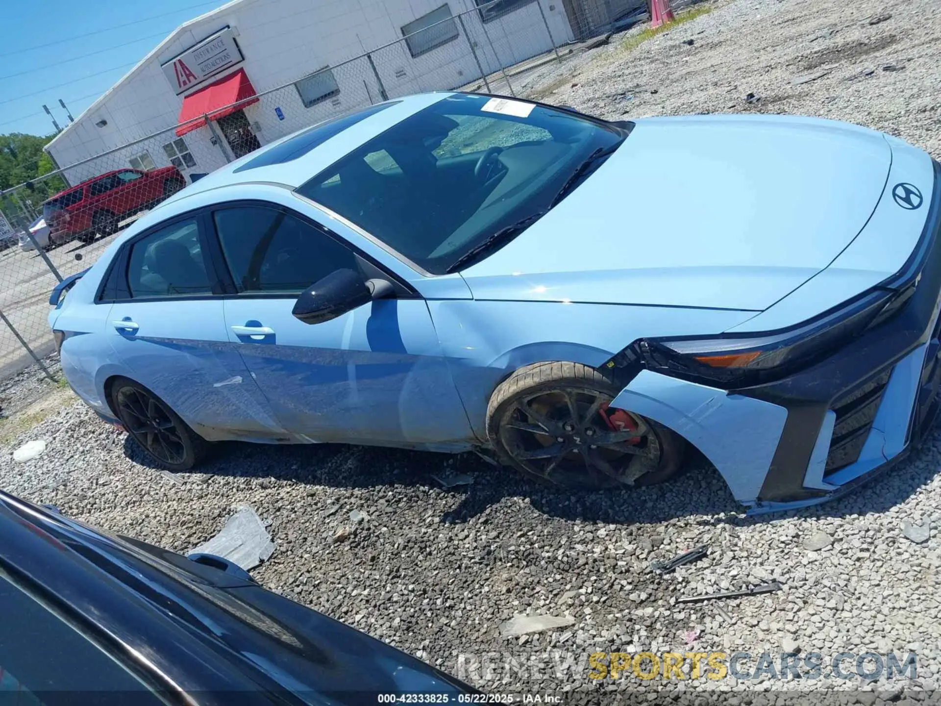 13 fotografías del automóvil dañado KMHLW4DK2SU024872 HYUNDAI ELANTRA N 2025