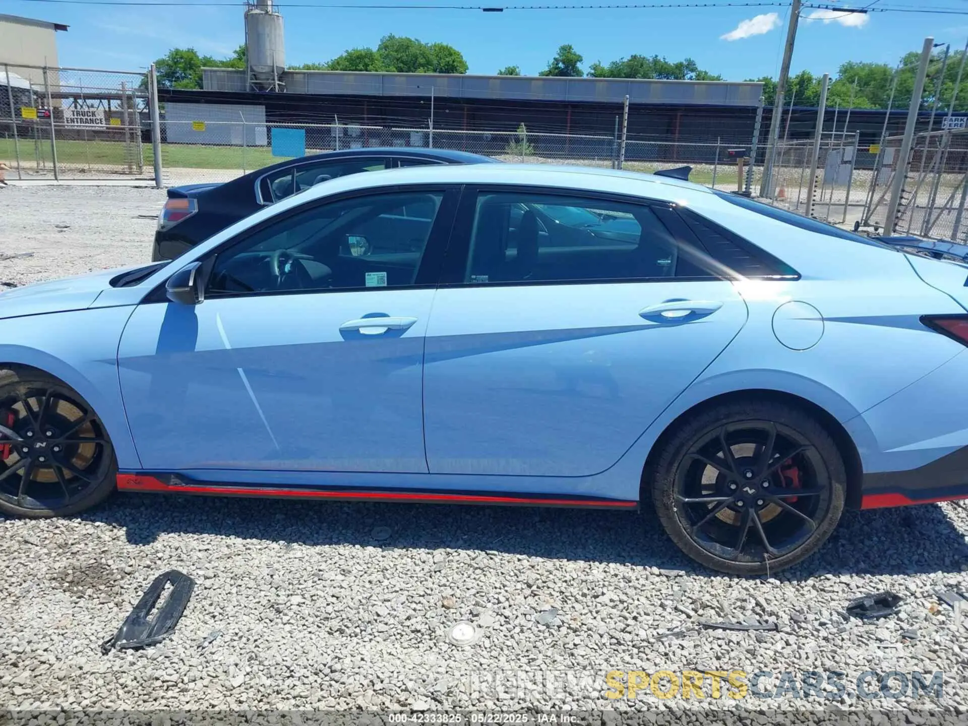 14 fotografías del automóvil dañado KMHLW4DK2SU024872 HYUNDAI ELANTRA N 2025