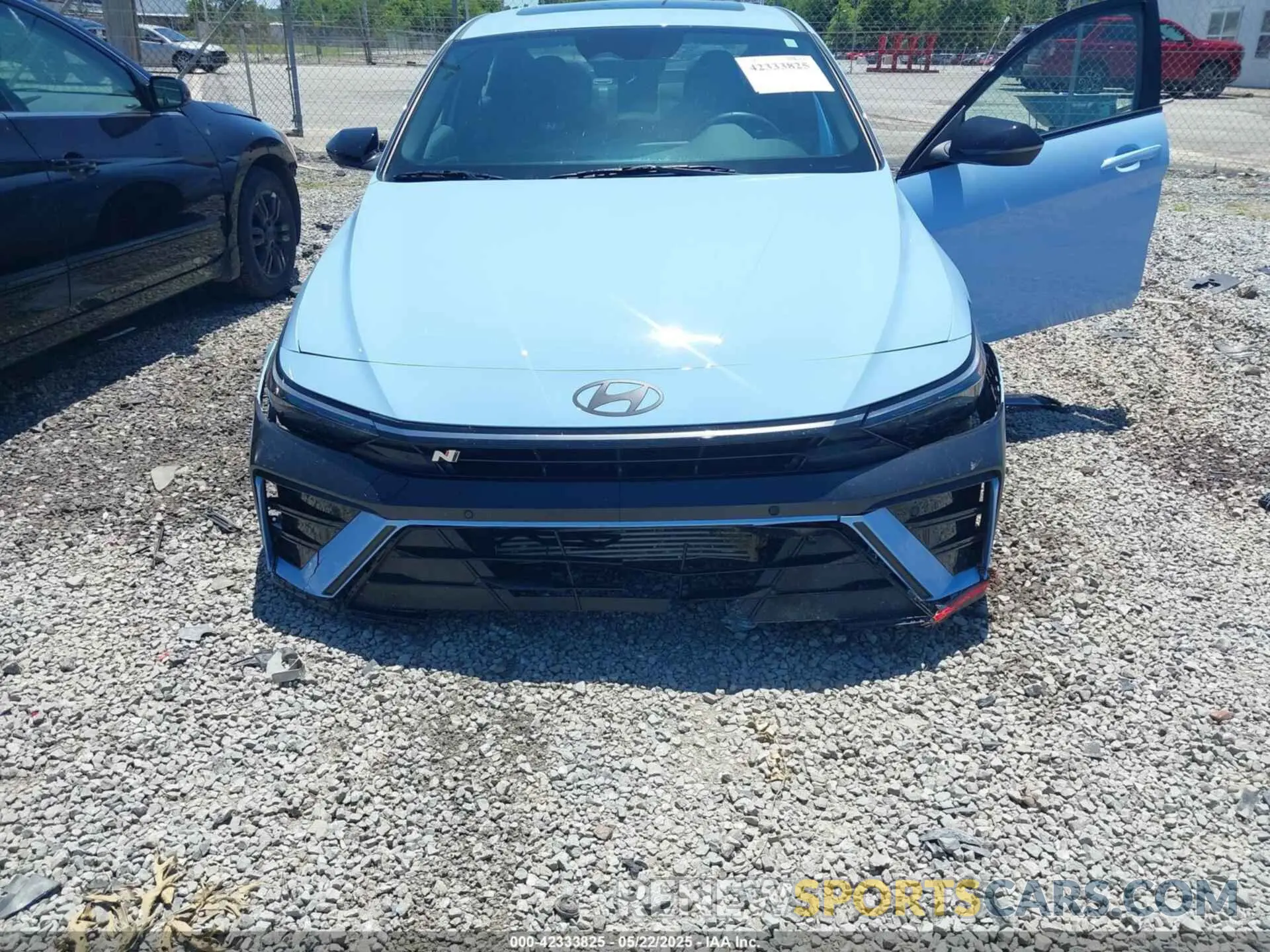 17 fotografías del automóvil dañado KMHLW4DK2SU024872 HYUNDAI ELANTRA N 2025