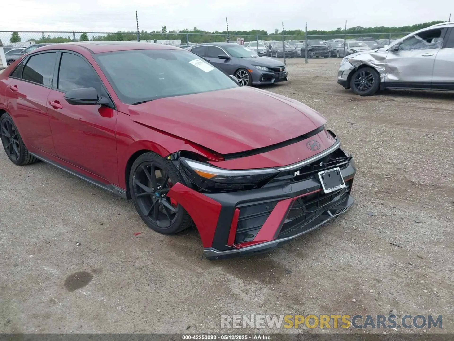 18 fotografías del automóvil dañado KMHLW4DK4SU026154 HYUNDAI ELANTRA N 2025