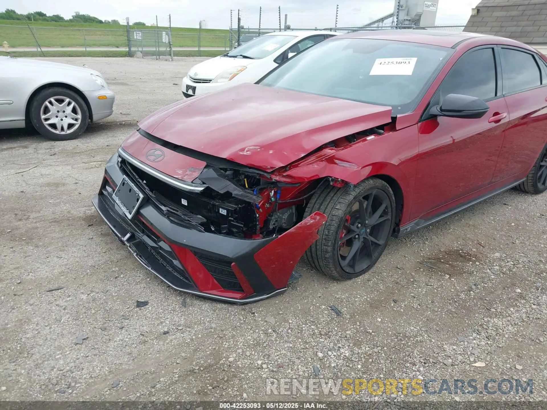 6 fotografías del automóvil dañado KMHLW4DK4SU026154 HYUNDAI ELANTRA N 2025