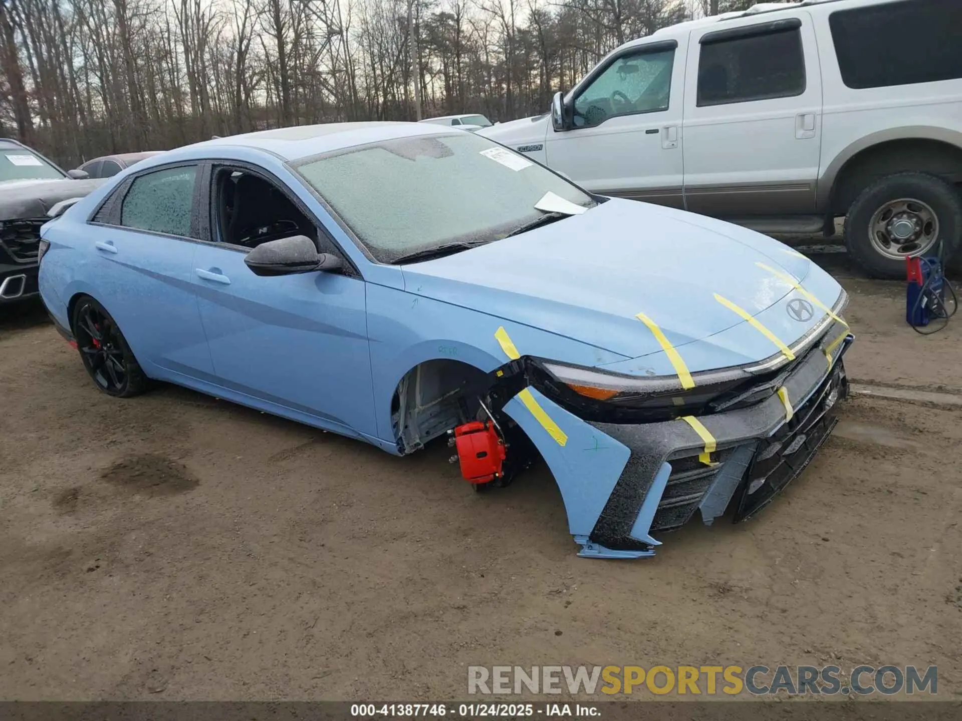 1 fotografías del automóvil dañado KMHLW4DK5SU025093 HYUNDAI ELANTRA N 2025