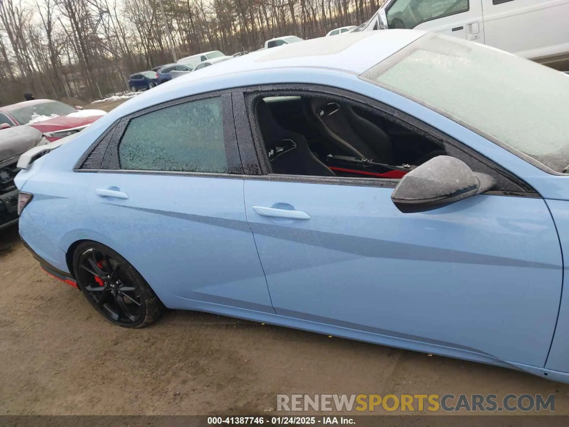 14 fotografías del automóvil dañado KMHLW4DK5SU025093 HYUNDAI ELANTRA N 2025
