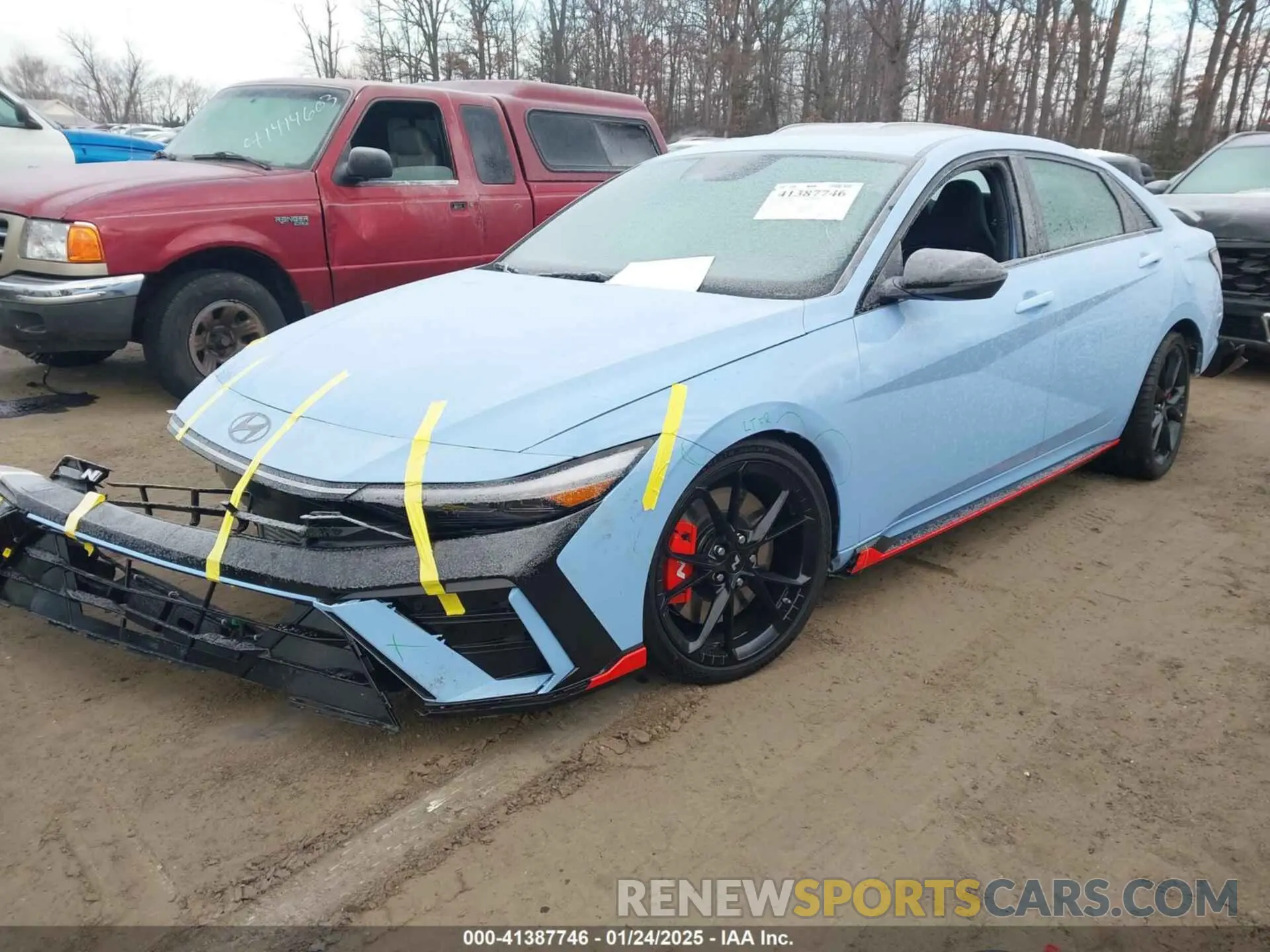 2 fotografías del automóvil dañado KMHLW4DK5SU025093 HYUNDAI ELANTRA N 2025