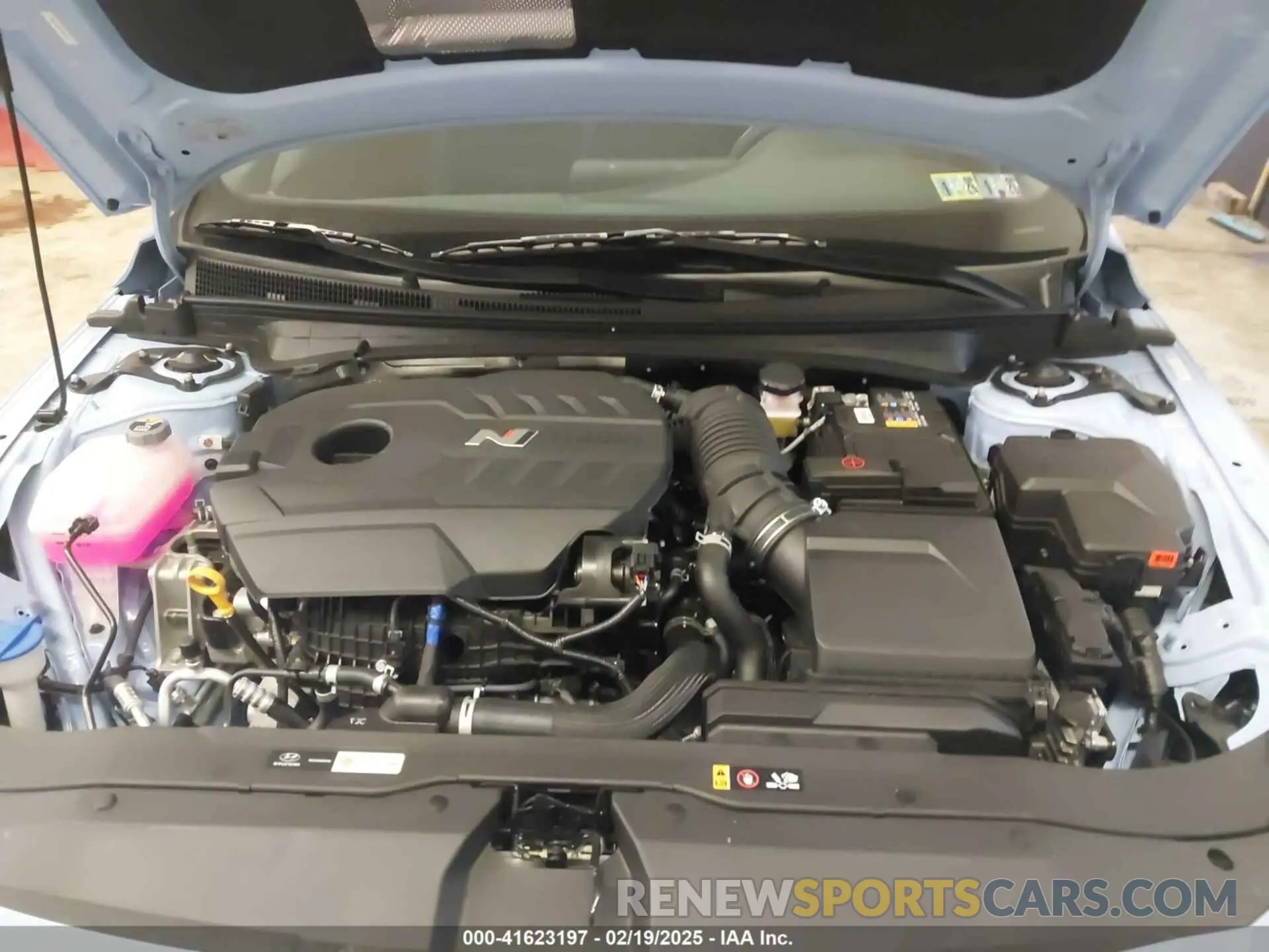 10 fotografías del automóvil dañado KMHLW4DK5SU026714 HYUNDAI ELANTRA N 2025