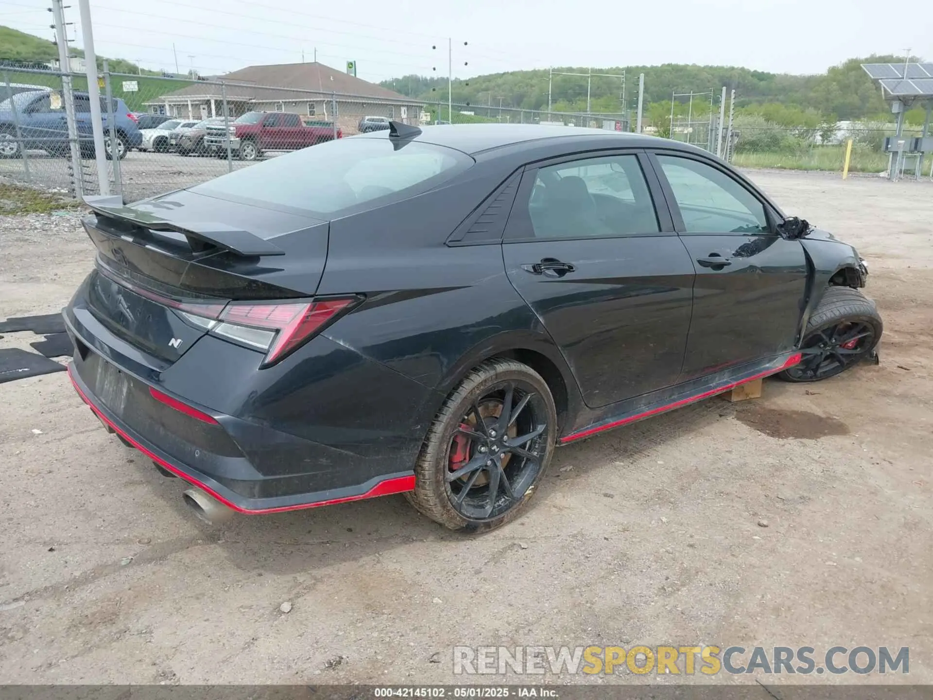 4 fotografías del automóvil dañado KMHLW4DK7SU026830 HYUNDAI ELANTRA N 2025
