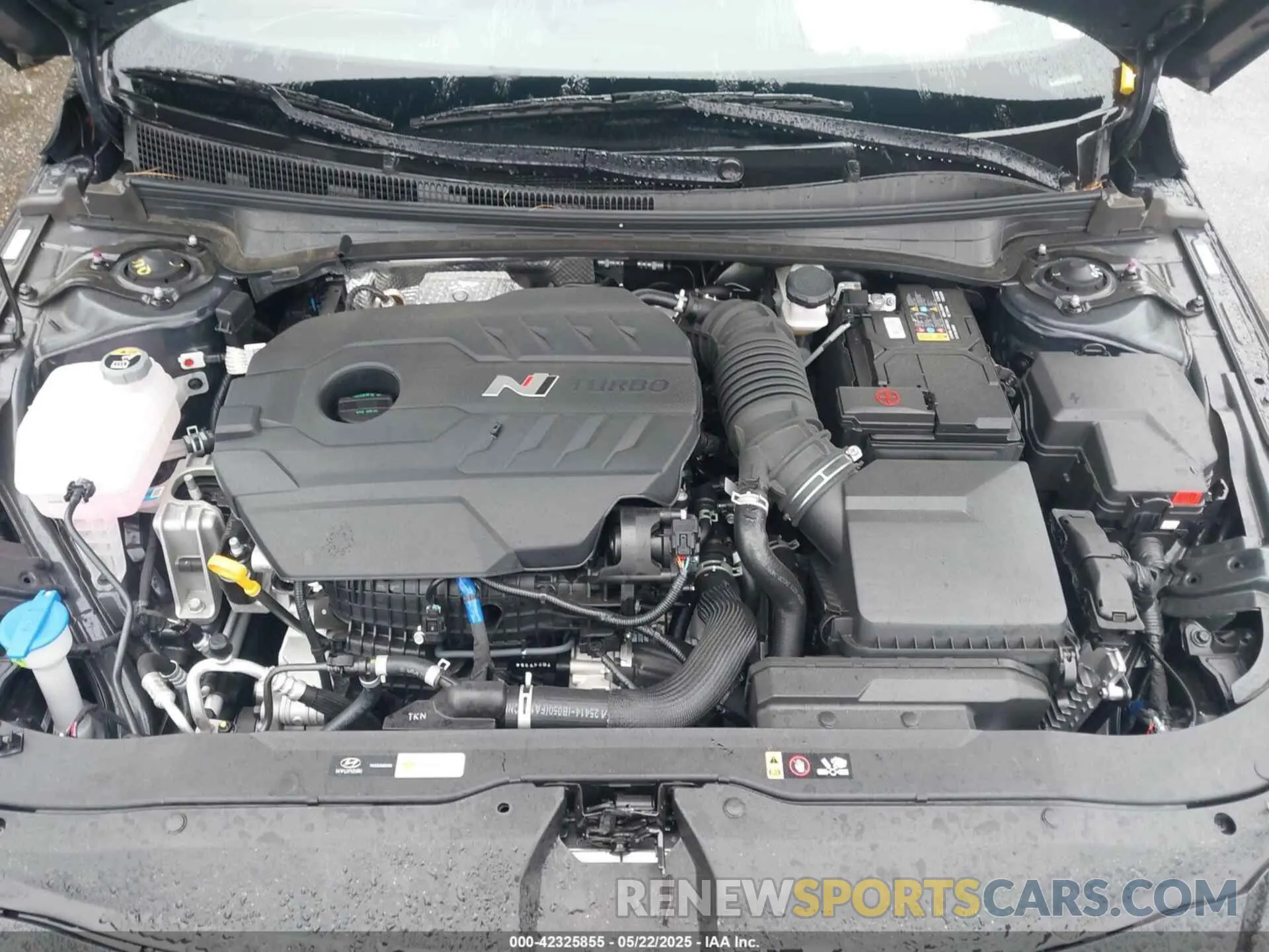 10 fotografías del automóvil dañado KMHLW4DK7SU027749 HYUNDAI ELANTRA N 2025
