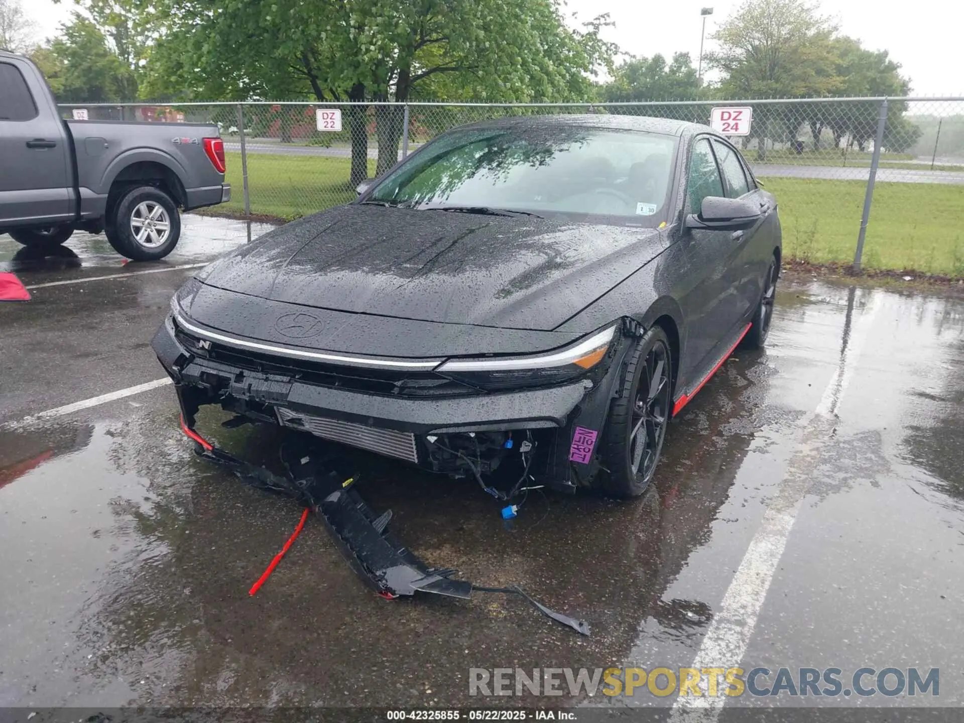 2 fotografías del automóvil dañado KMHLW4DK7SU027749 HYUNDAI ELANTRA N 2025