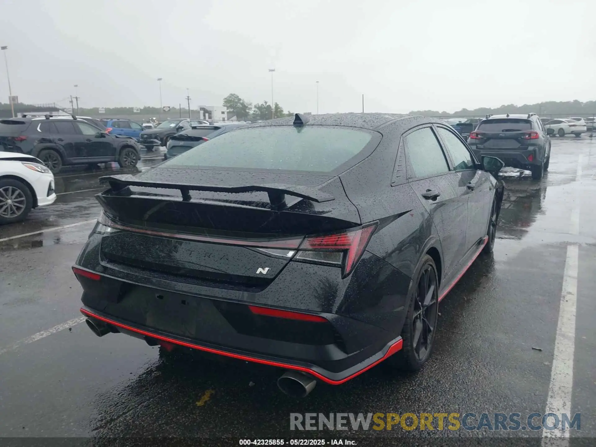 4 fotografías del automóvil dañado KMHLW4DK7SU027749 HYUNDAI ELANTRA N 2025