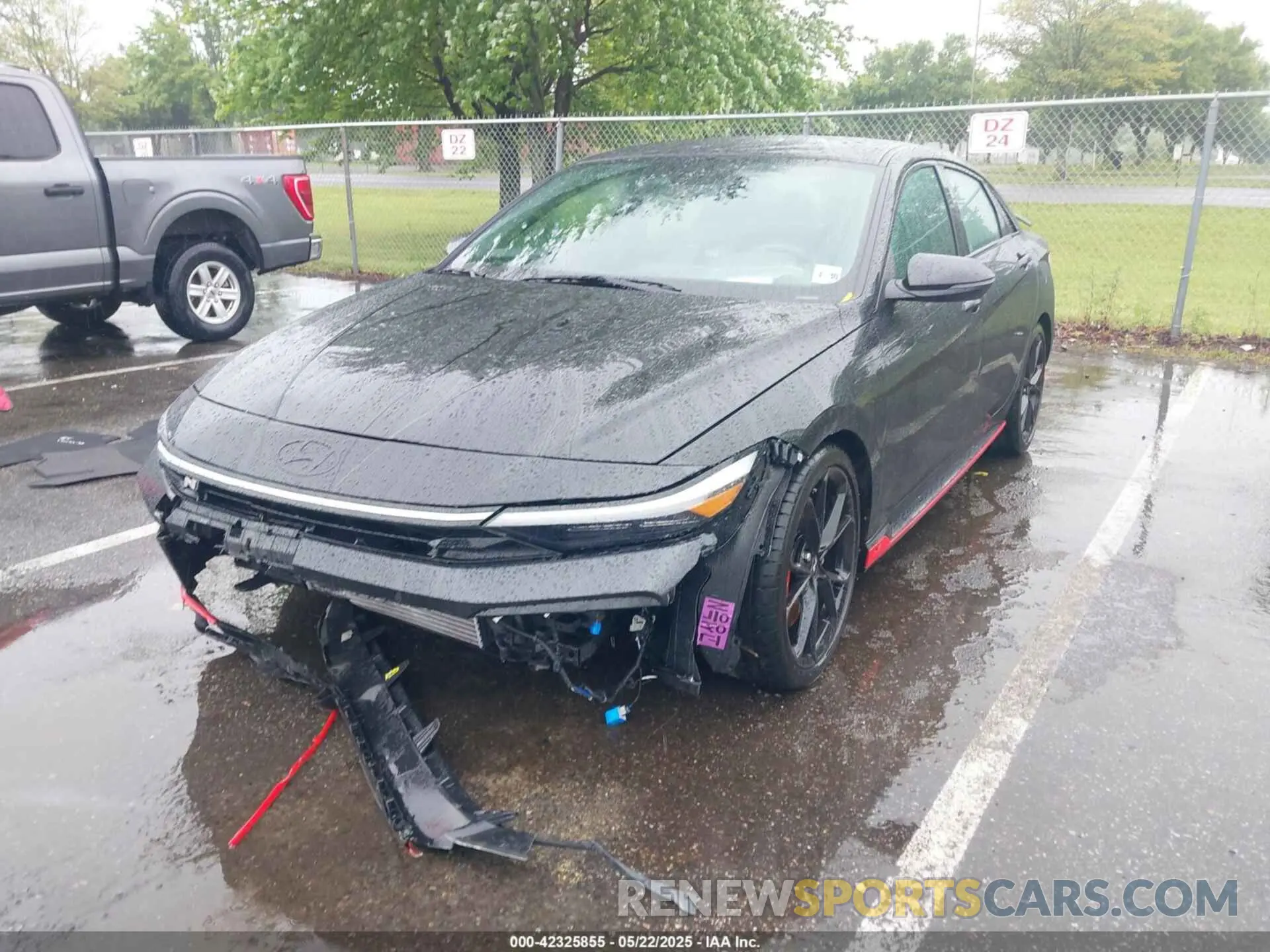 6 fotografías del automóvil dañado KMHLW4DK7SU027749 HYUNDAI ELANTRA N 2025