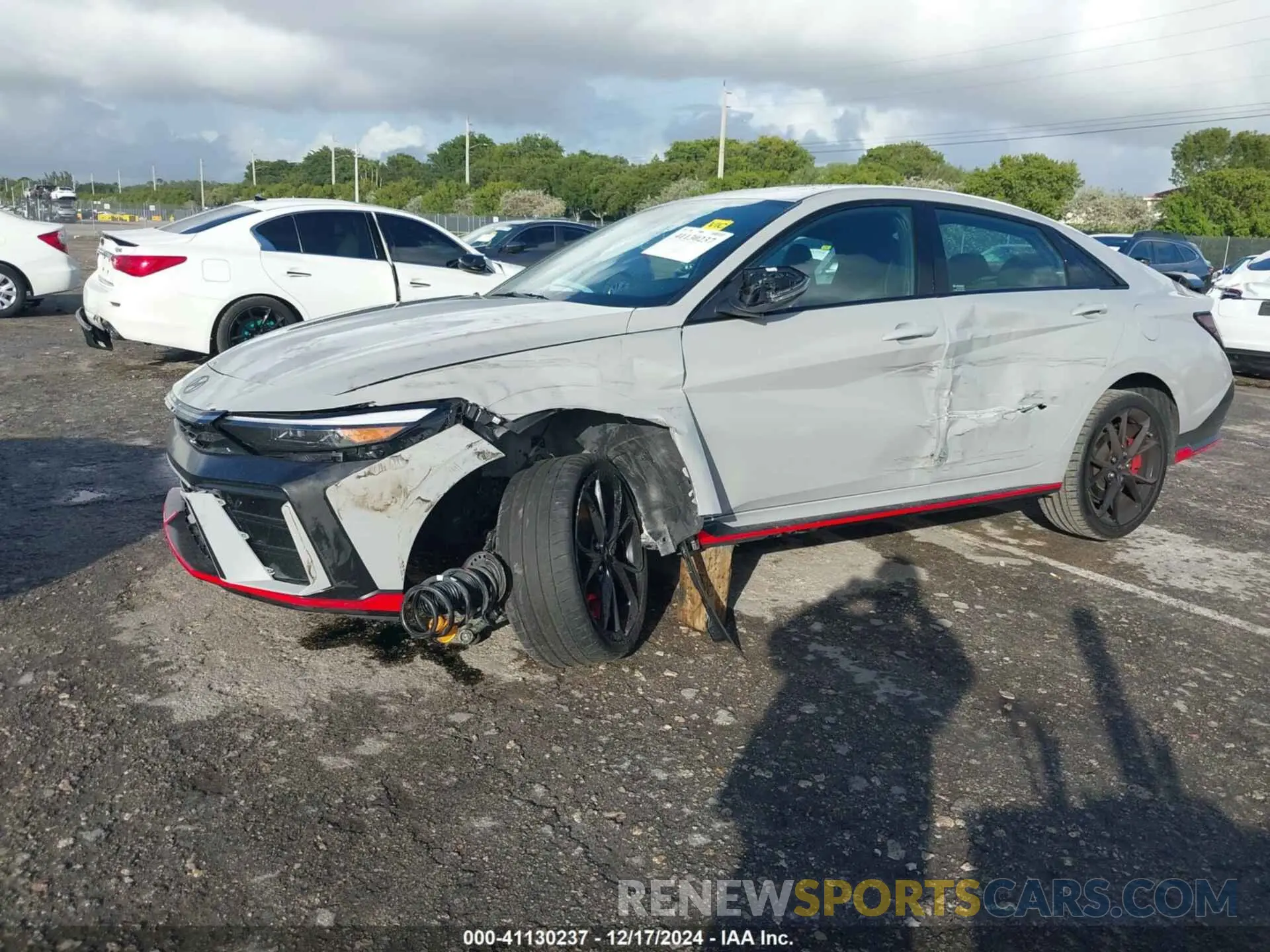 6 fotografías del automóvil dañado KMHLW4DKXSU023713 HYUNDAI ELANTRA N 2025