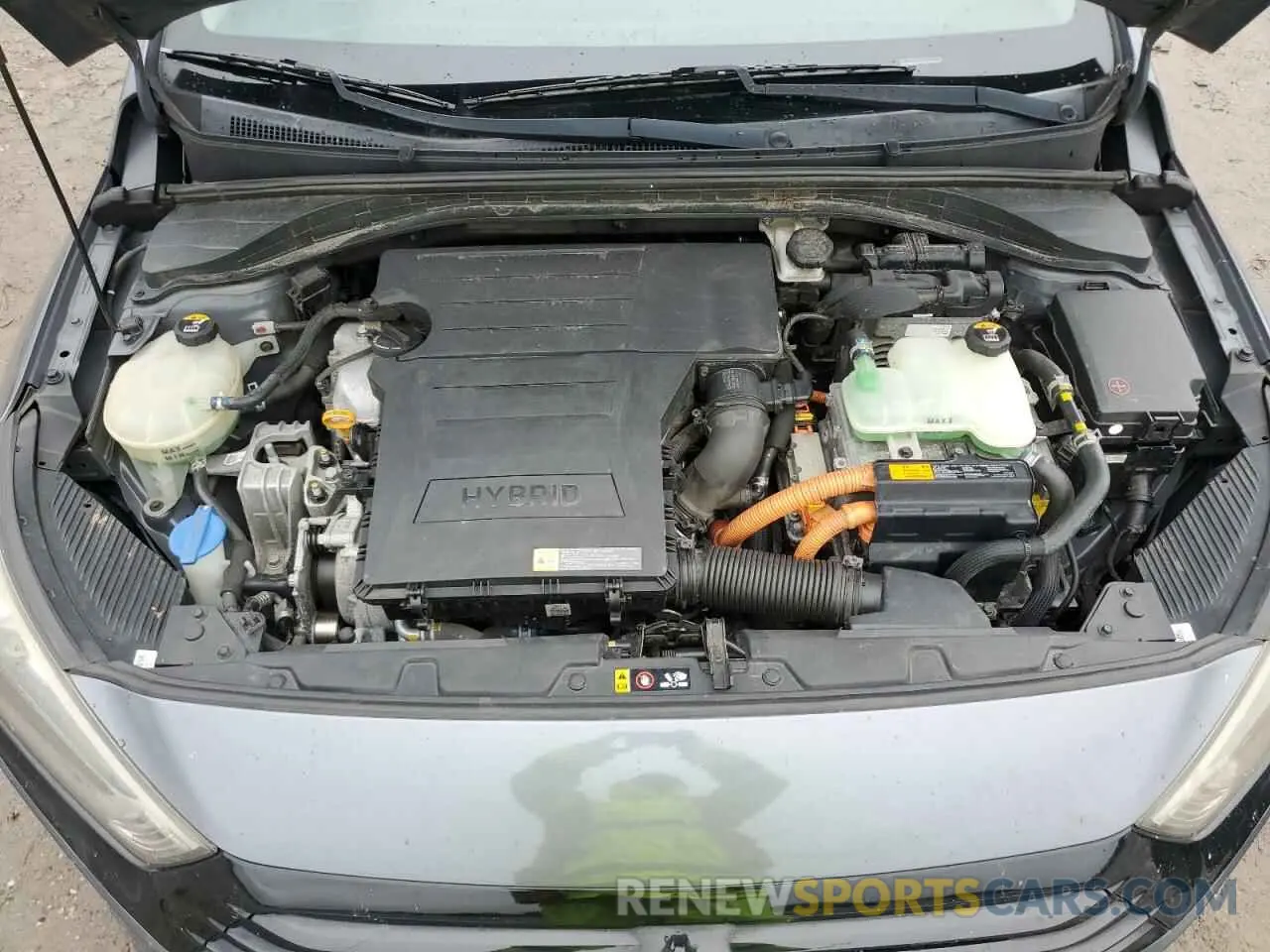 11 fotografías del automóvil dañado KMHC75LC4HU020456 HYUNDAI IONIQ 2017