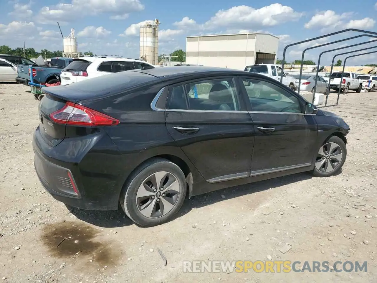 3 fotografías del automóvil dañado KMHC05LH0KU049959 HYUNDAI IONIQ 2019