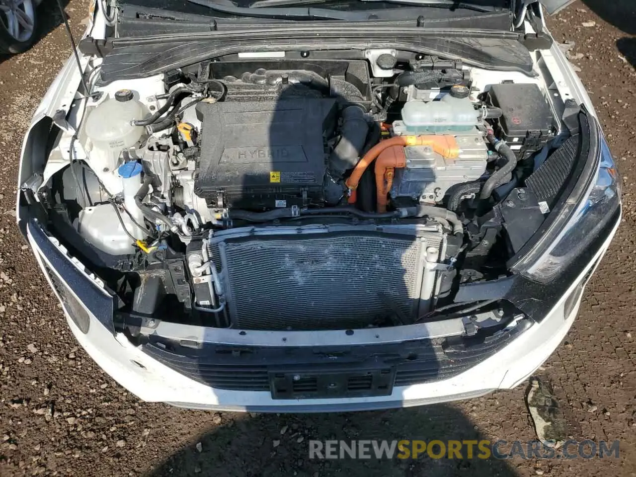 11 fotografías del automóvil dañado KMHC65LC0KU160188 HYUNDAI IONIQ 2019