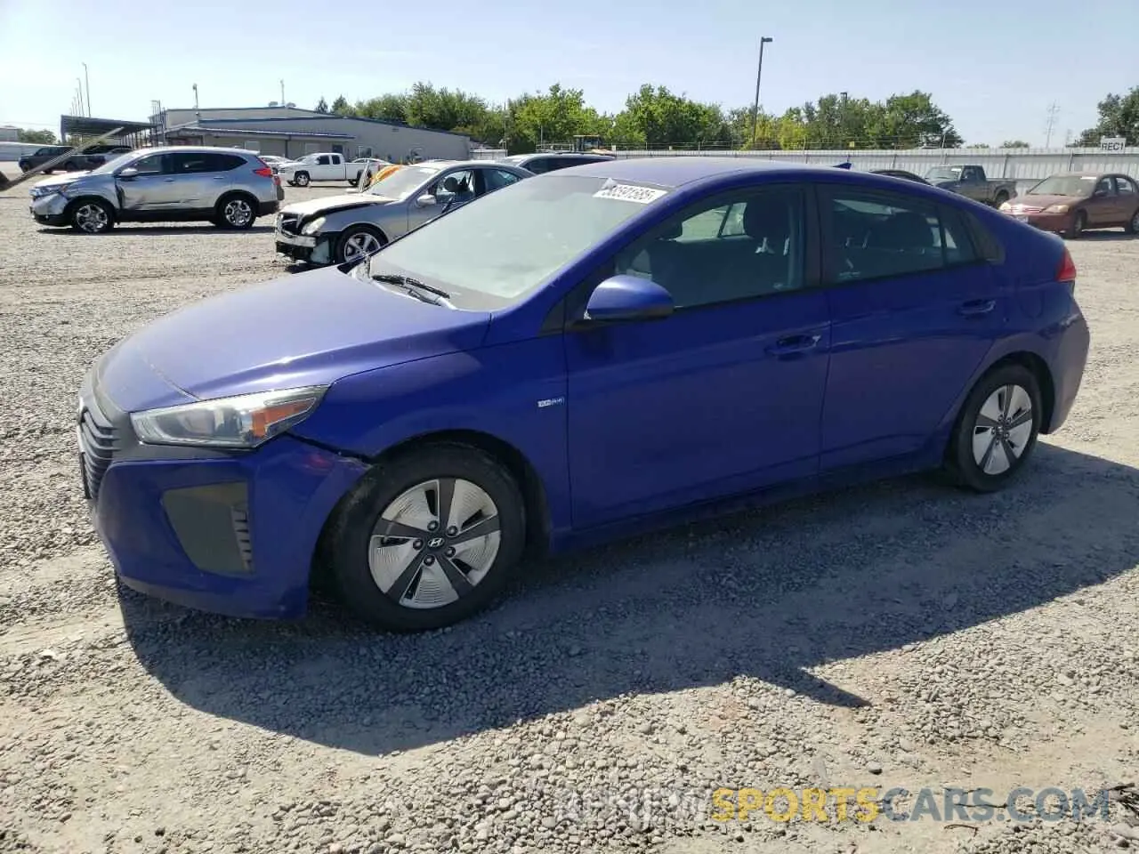 1 fotografías del automóvil dañado KMHC65LC1KU176027 HYUNDAI IONIQ 2019