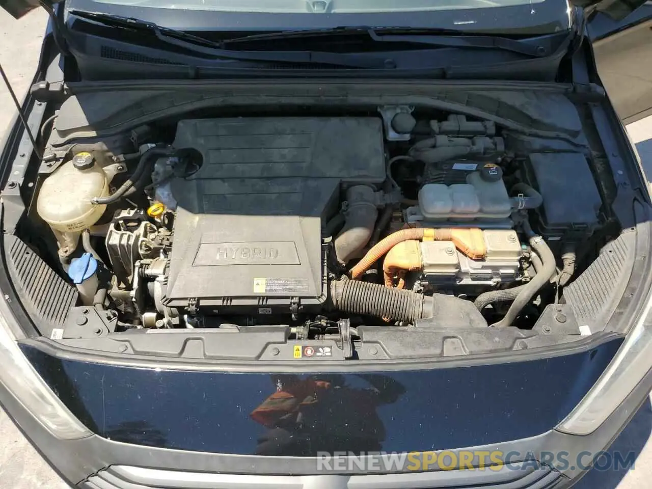 11 fotografías del automóvil dañado KMHC65LC2KU168986 HYUNDAI IONIQ 2019