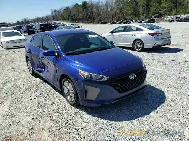 11 fotografías del automóvil dañado KMHC65LC3KU168835 HYUNDAI IONIQ 2019