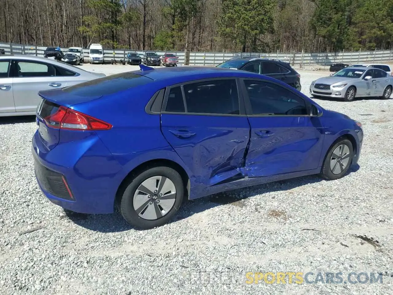 3 fotografías del automóvil dañado KMHC65LC3KU168835 HYUNDAI IONIQ 2019