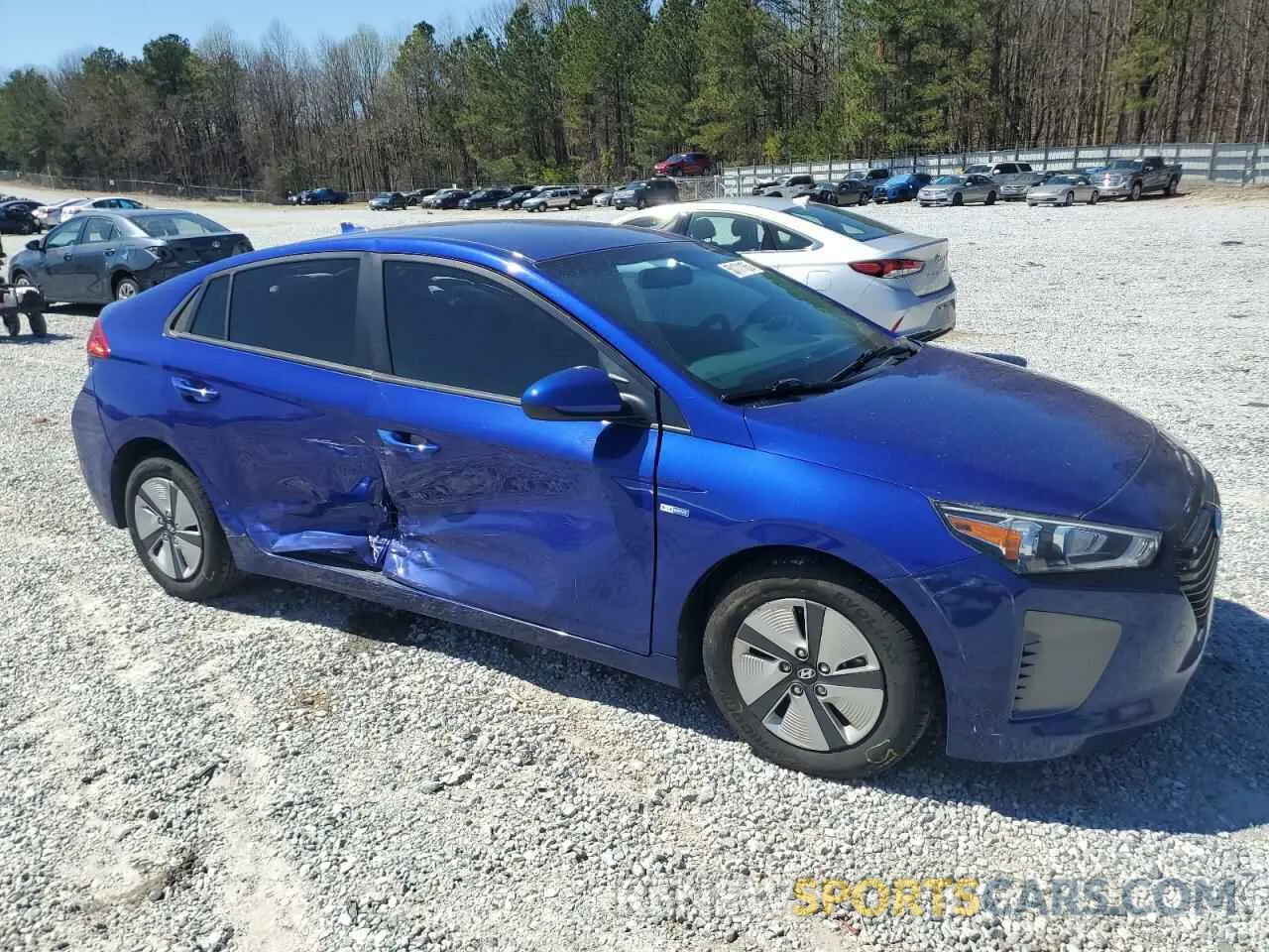 4 fotografías del automóvil dañado KMHC65LC3KU168835 HYUNDAI IONIQ 2019