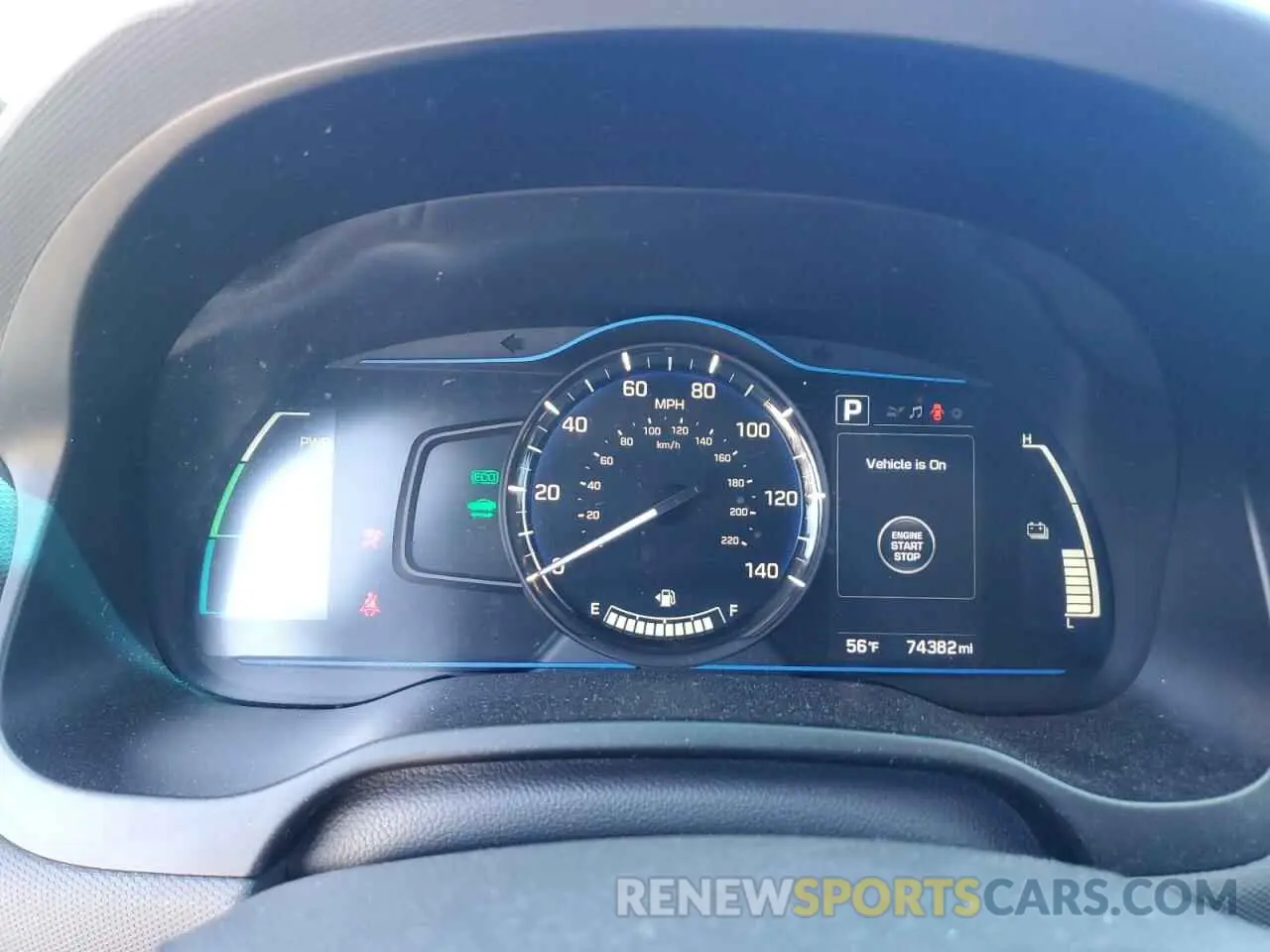 9 fotografías del automóvil dañado KMHC65LC3KU168835 HYUNDAI IONIQ 2019