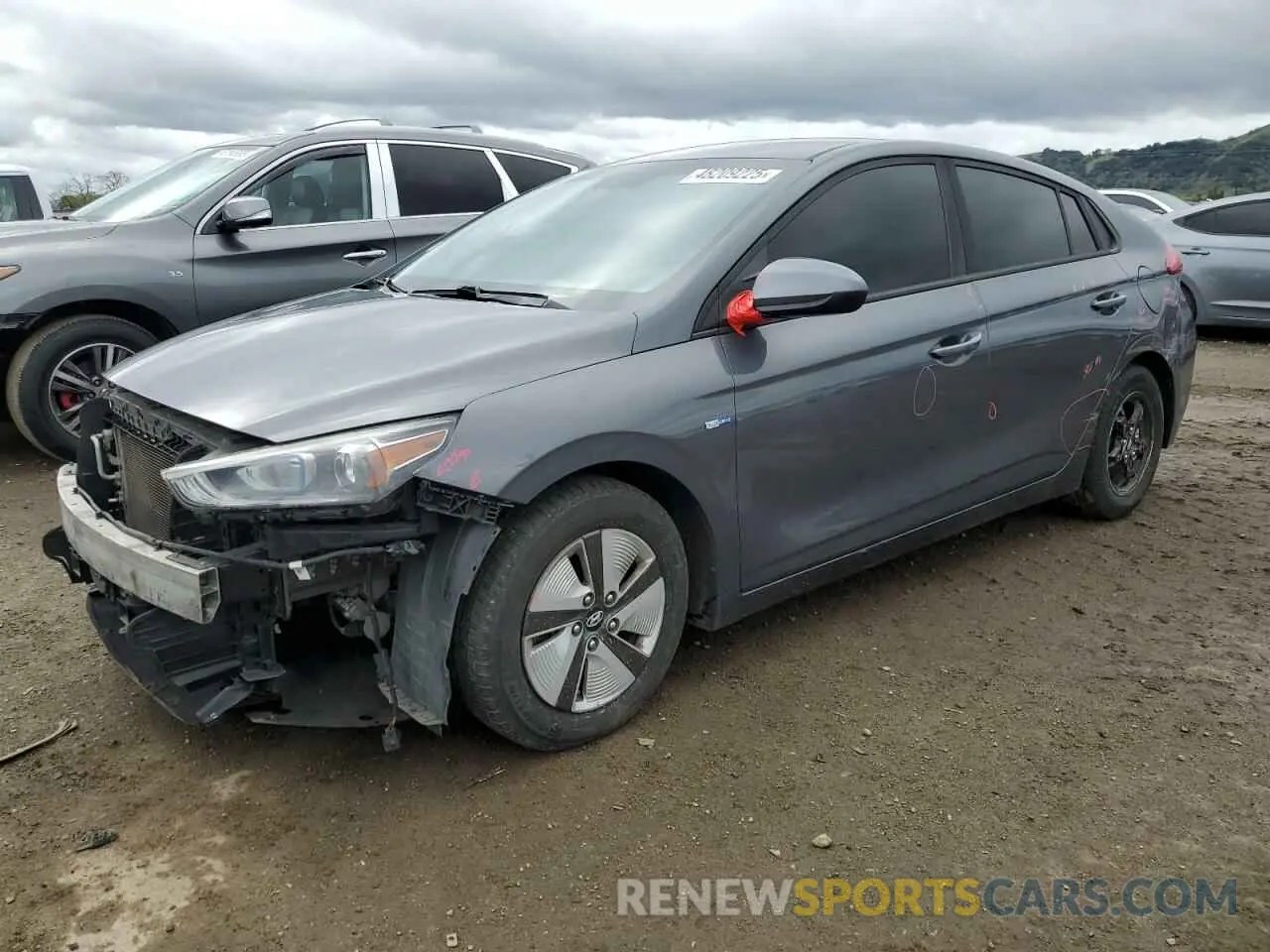 1 fotografías del automóvil dañado KMHC65LC4KU170867 HYUNDAI IONIQ 2019